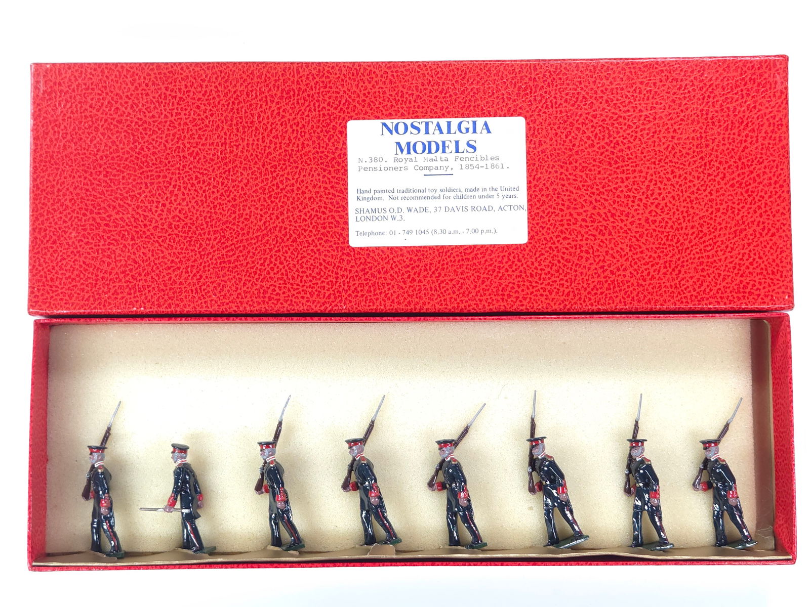 NOSTALGIA MODELS ROYAL MALTA FENCIBLES PENSIONERS CO.: REMAINS IN VERY GOOD CONDITION WITH BOX.