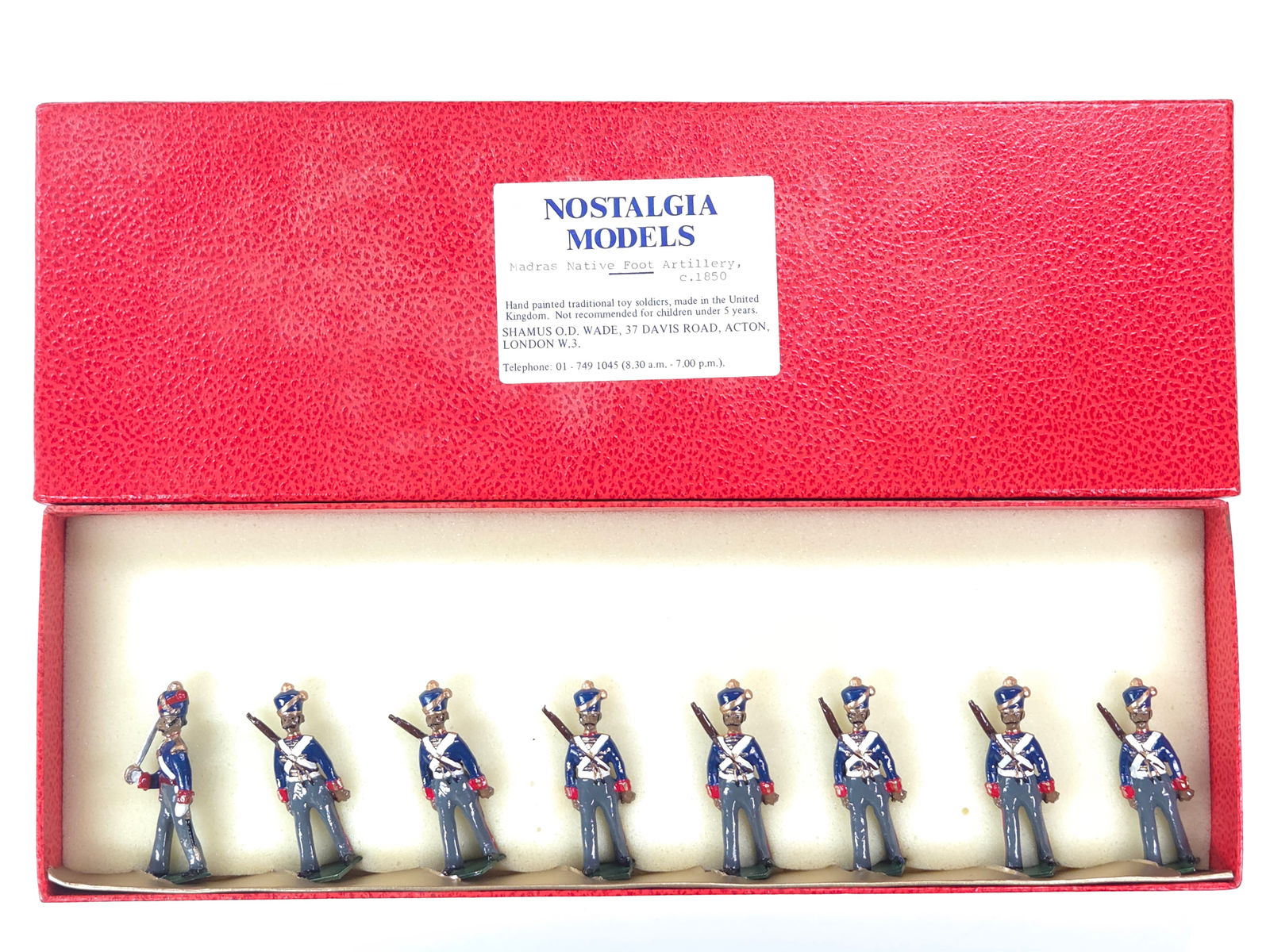 NOSTALGIA MODELS NATIVE FOOT ARTILLERY C. 1850 (1 of 4)
