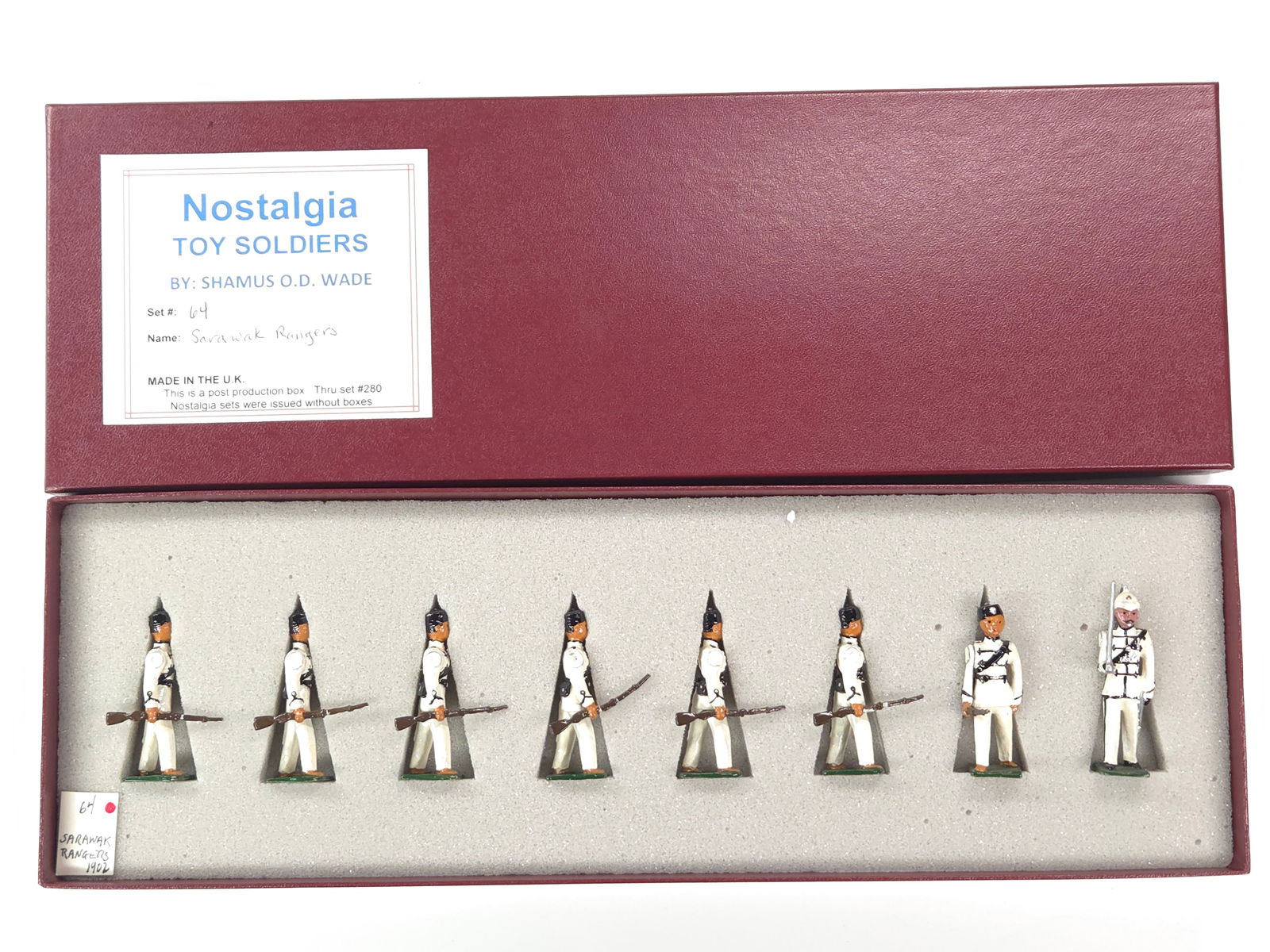 NOSTALGIA MODELS SARAWAK RANGERS: REMAINS IN VERY GOOD CONDITION WITH BOX.