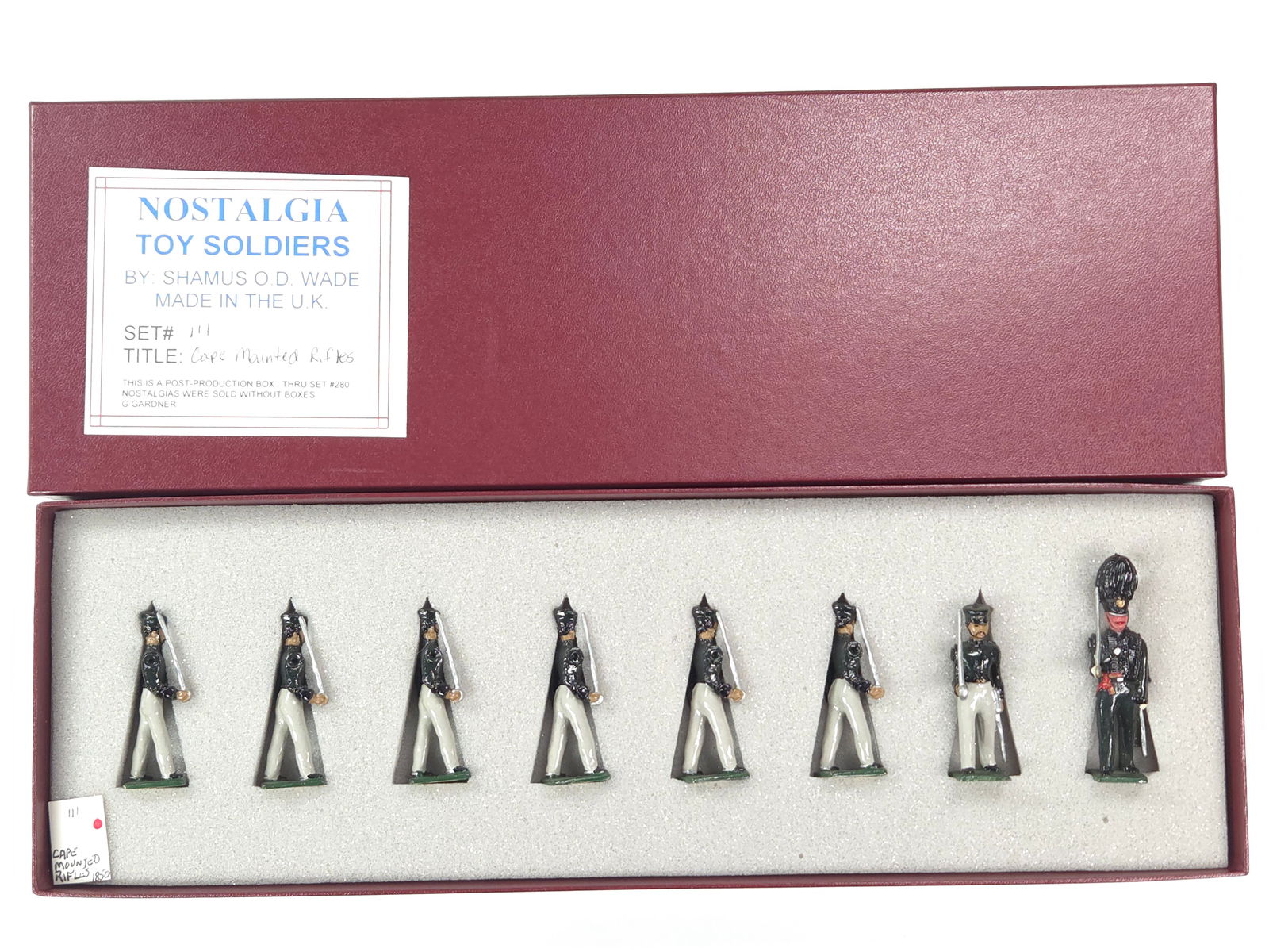 NOSTALGIA MODELS CAPE MOUNTED RIFLES: REMAINS IN VERY GOOD CONDITION WITH BOX.