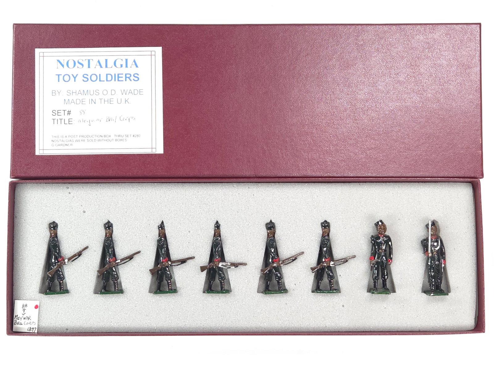 NOSTALGIA MODELS MEWAR CORPS: REMAINS IN VERY GOOD CONDITION WITH BOX.