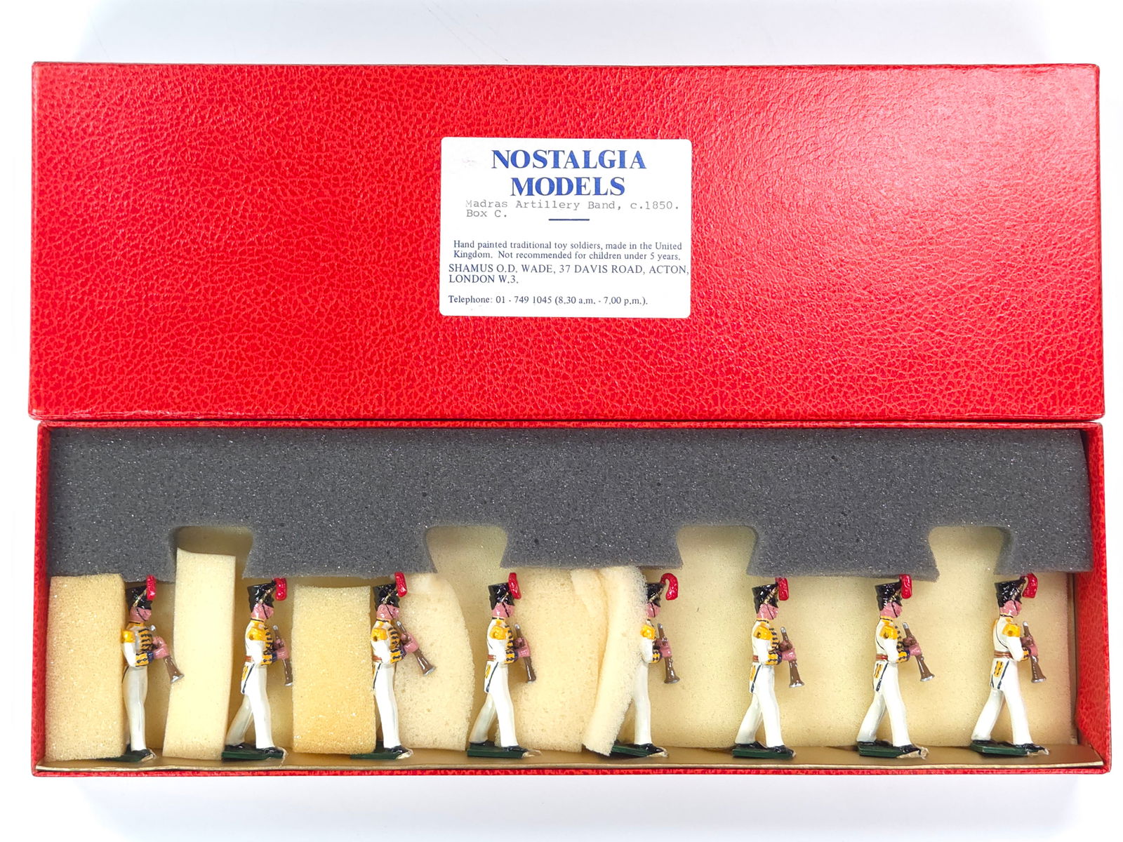 NOSTALGIA MODELS MADRAS ARTILLERY BAND. C. 1850 (1 of 4)