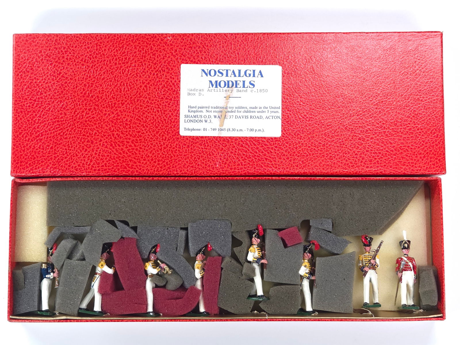 NOSTALGIA MODELS MADRAS ARTILLERY BAND C. 1859 (1 of 4)