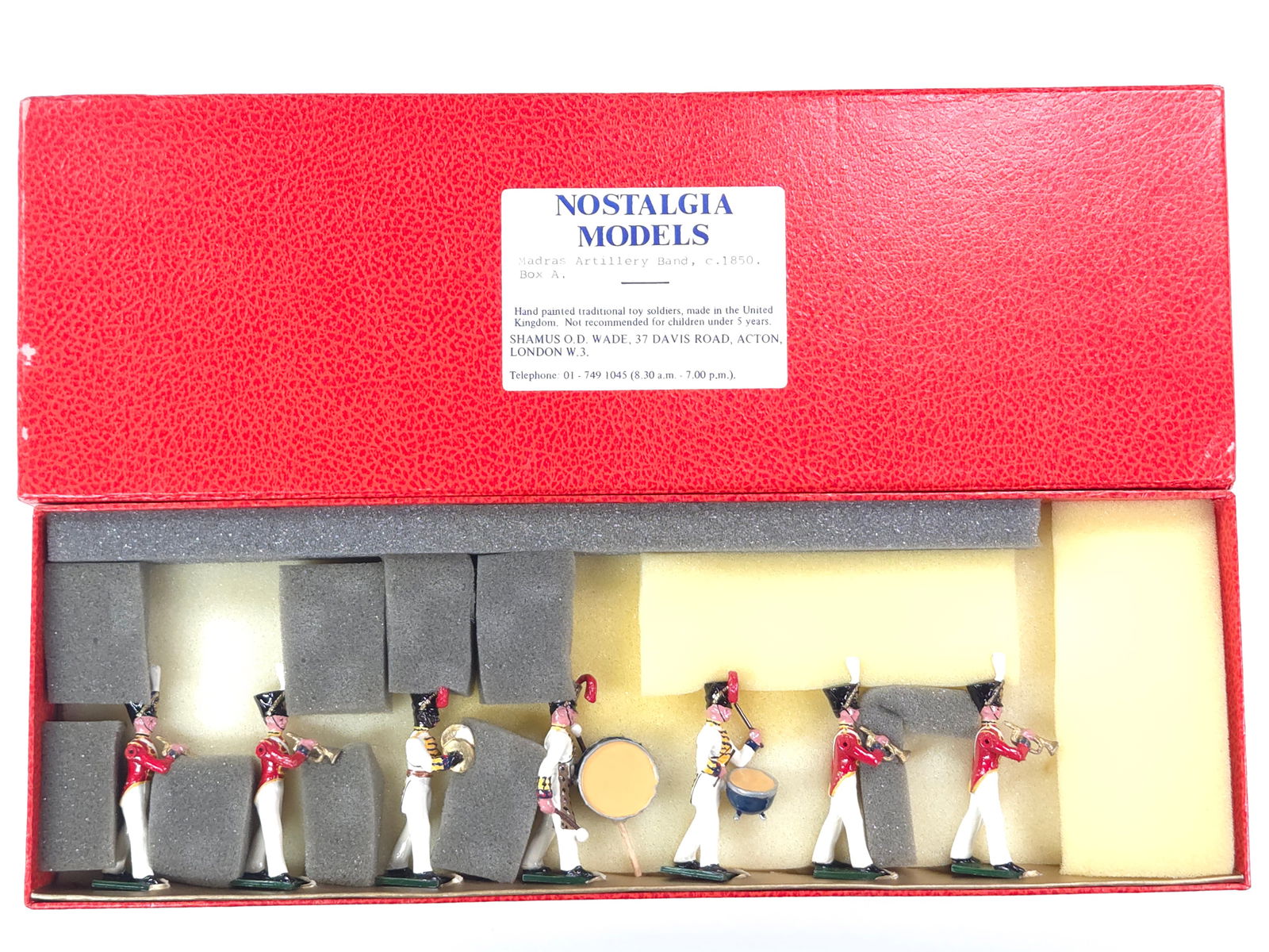 NOSTALGIA MODELS MADRAS ARTILLERY BAND, 1850 (1 of 4)