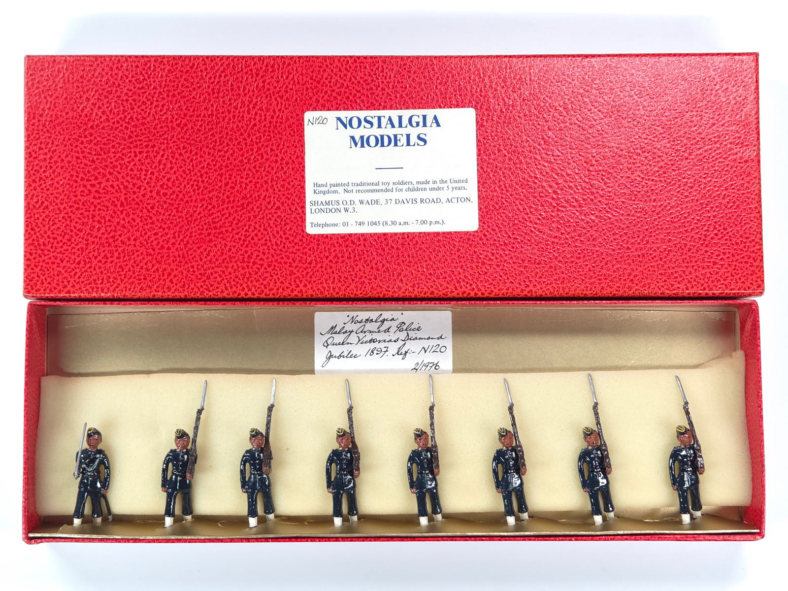 NOSTALGIA MODELS MALAY ARMED POLICE 1897: REMAINS IN VERY GOOD CONDITION WITH BOX.