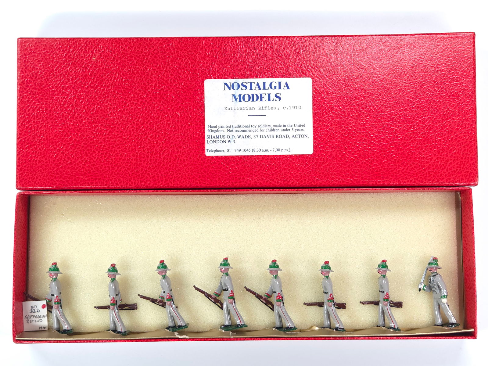 NOSTALGIA MODELS KAFFRARIAN RIFLES, 1910: REMAINS IN VERY GOOD CONDITION WITH BOX.