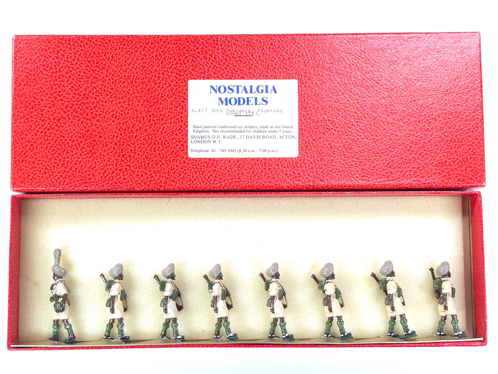 NOSTALGIA MODELS 30TH PUNJABIS, FIGHTING ORDER, 1943: REMAINS IN VERY GOOD CONDITION WITH BOX.