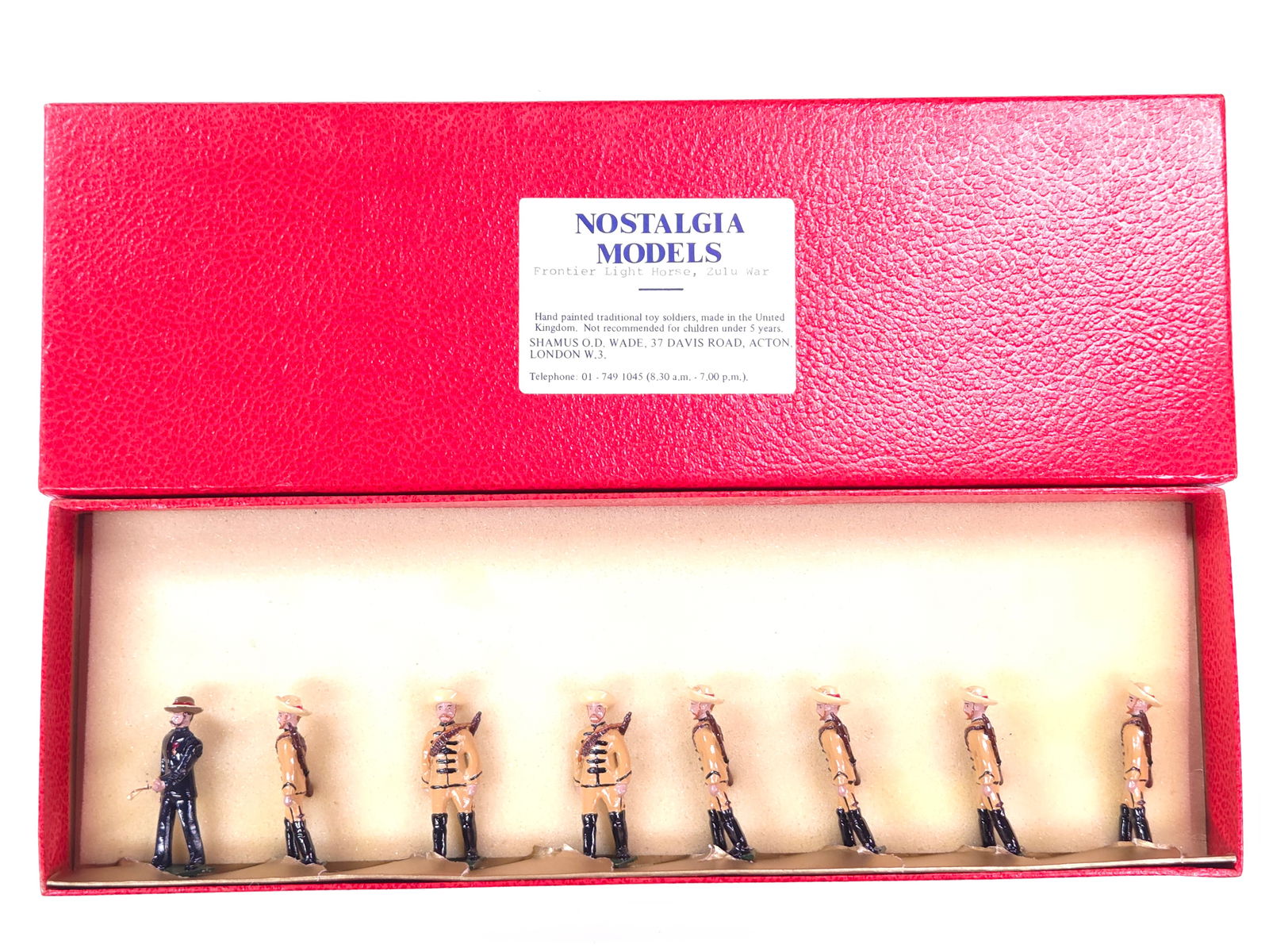 NOSTALGIA MODELS FRONTIER LIGHT HORSE, ZULU WAR (1 of 5)