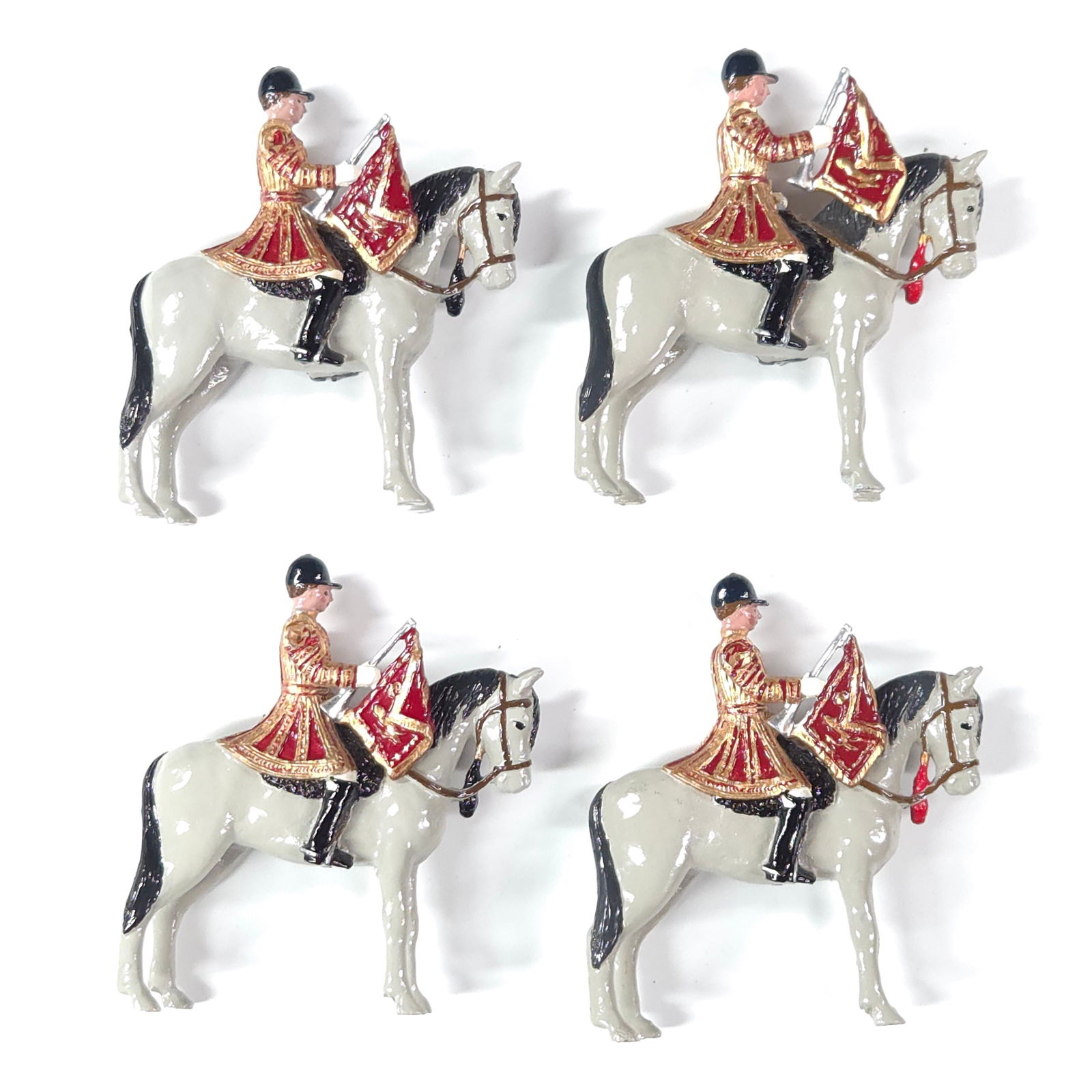 BLENHEIM MODELS HOUSEHOLD CAVALRY 4 TRUMPETERS (1 of 5)