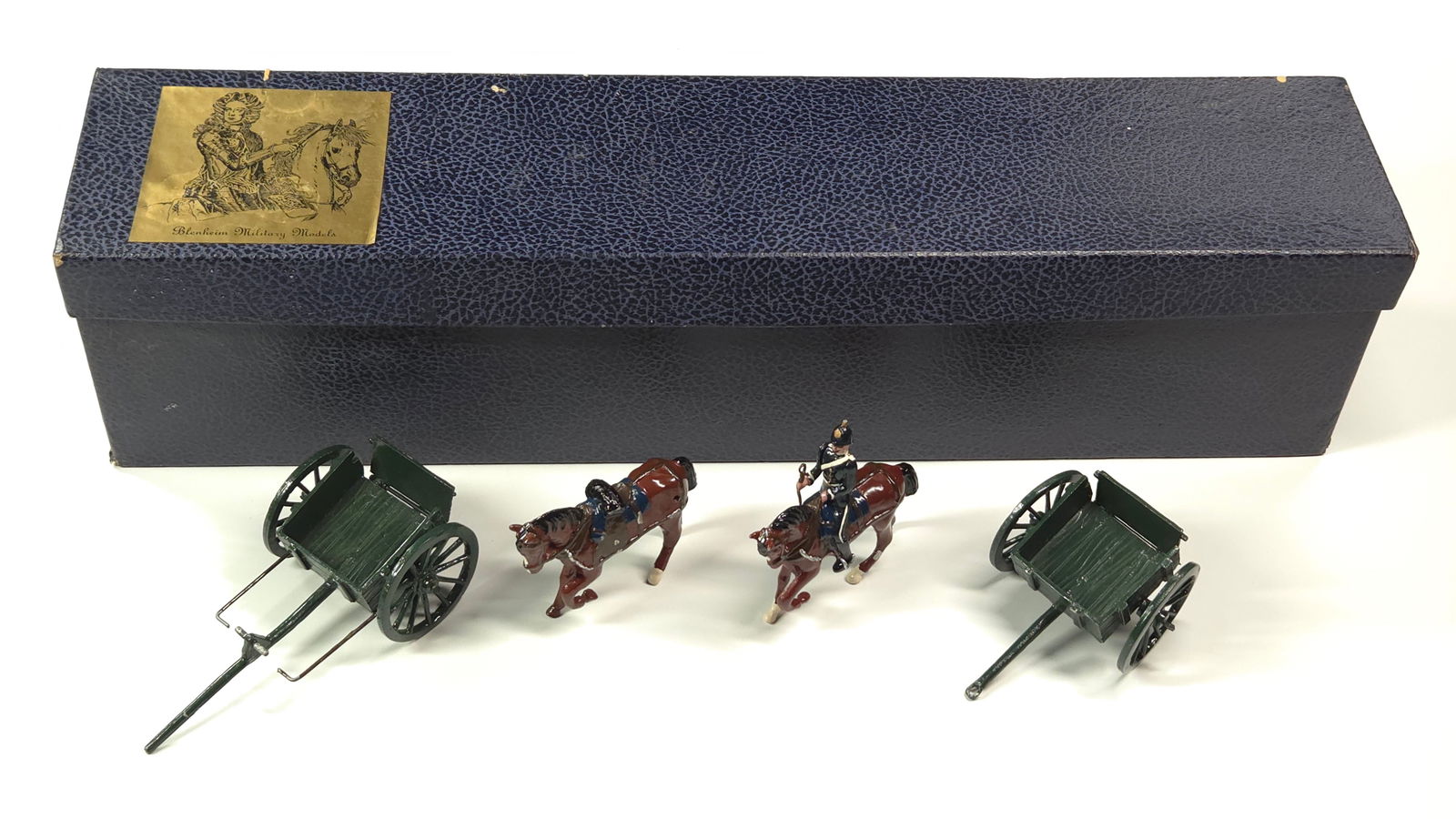 BLENHEIM MODELS CART & TRAILER W/ HORSE (1 of 5)
