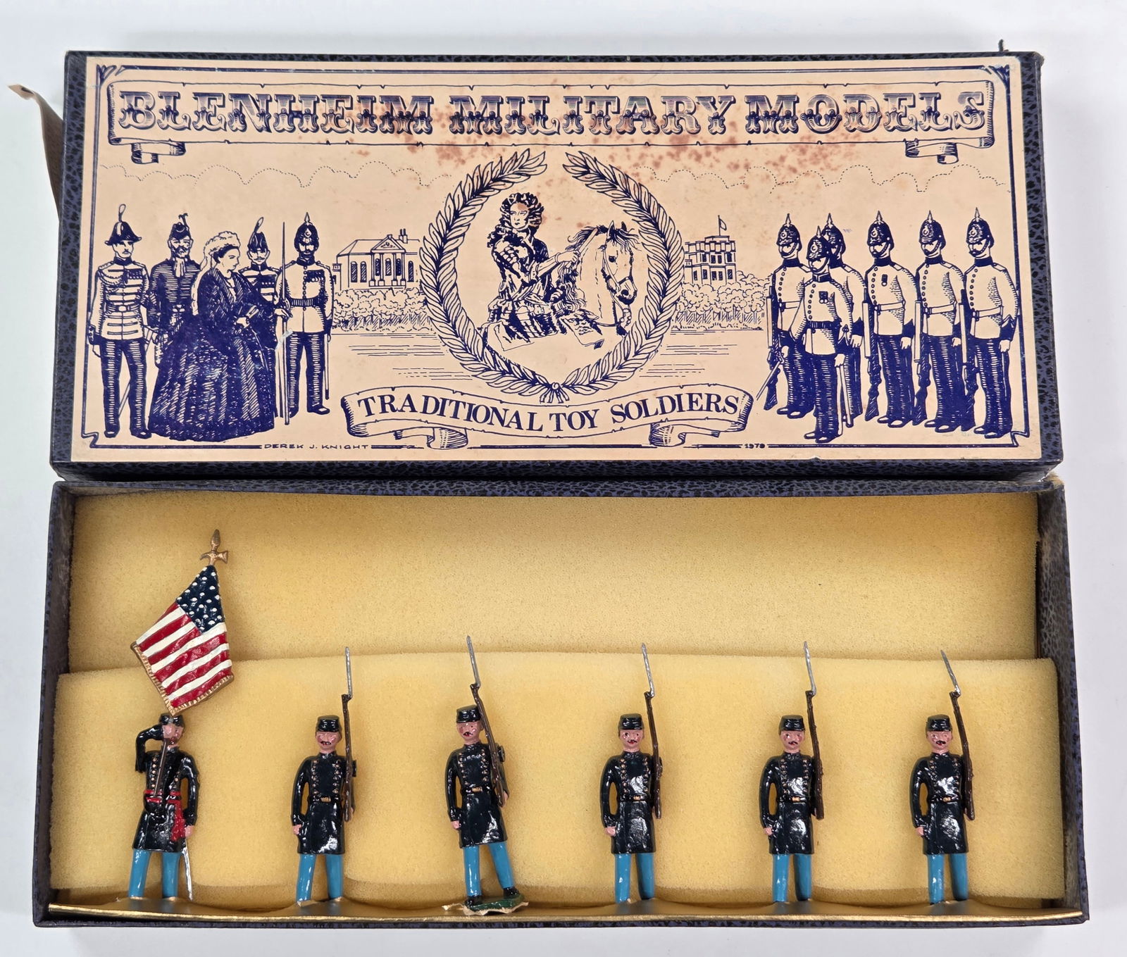 BLENHEIM MODELS UNION INFANTRY COLOUR SET (1 of 4)