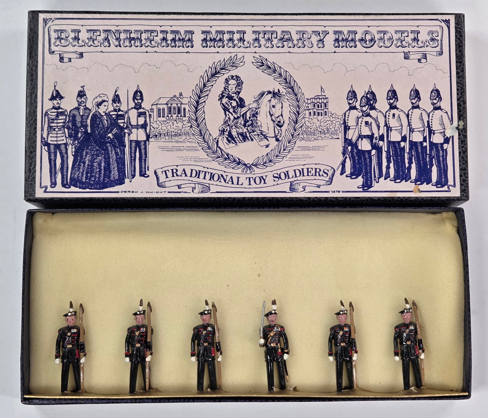 BLENHEIM MODELS B64 ROYAL COMPANY ARCHERS: REMAINS IN VERY GOOD CONDITION WITH BOX.