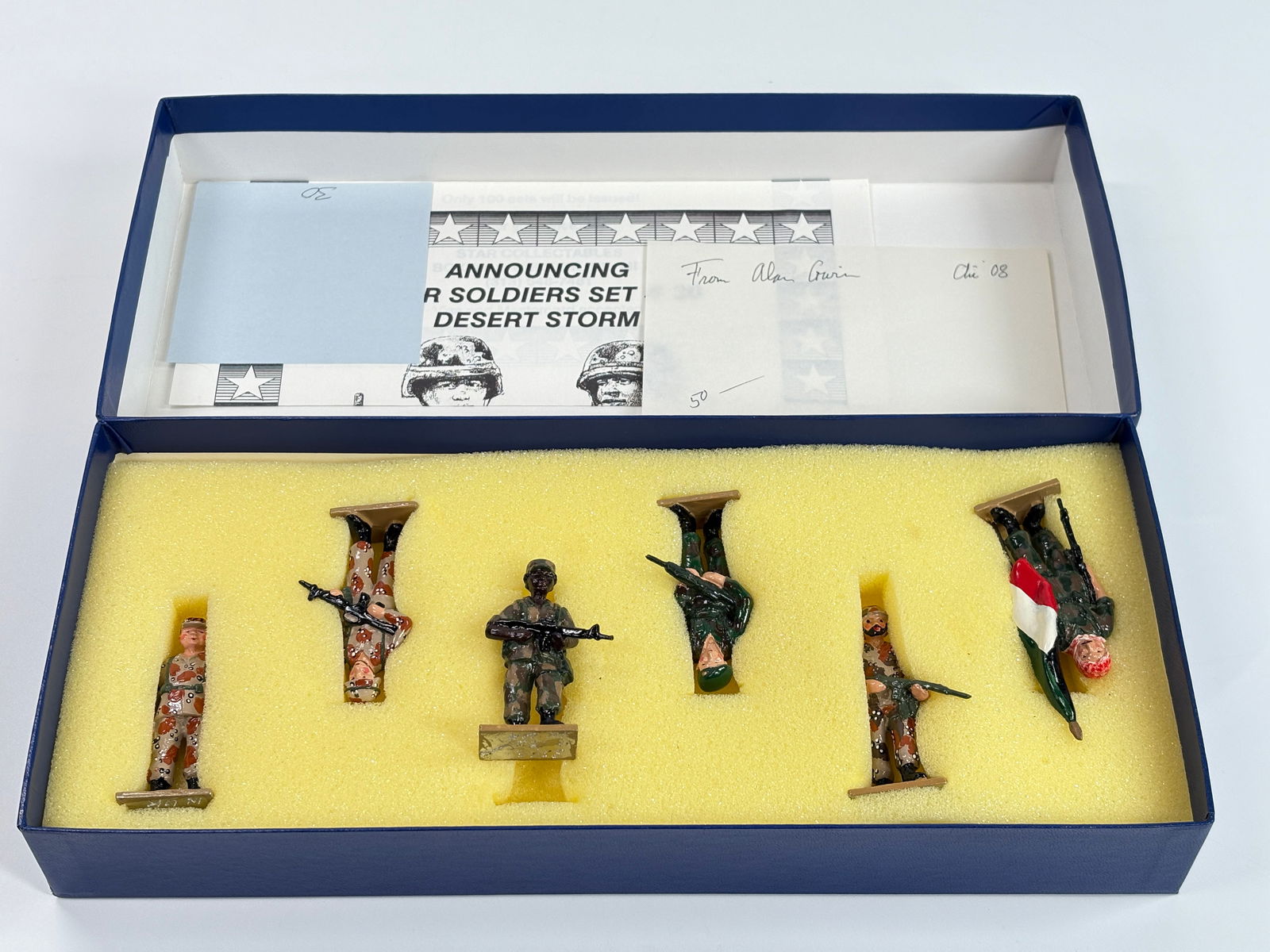 STAR SOLDIERS DESERT STORM 6-PIECE SET: SET REMAINS IN VERY GOOD CONDITION WITH BOX.