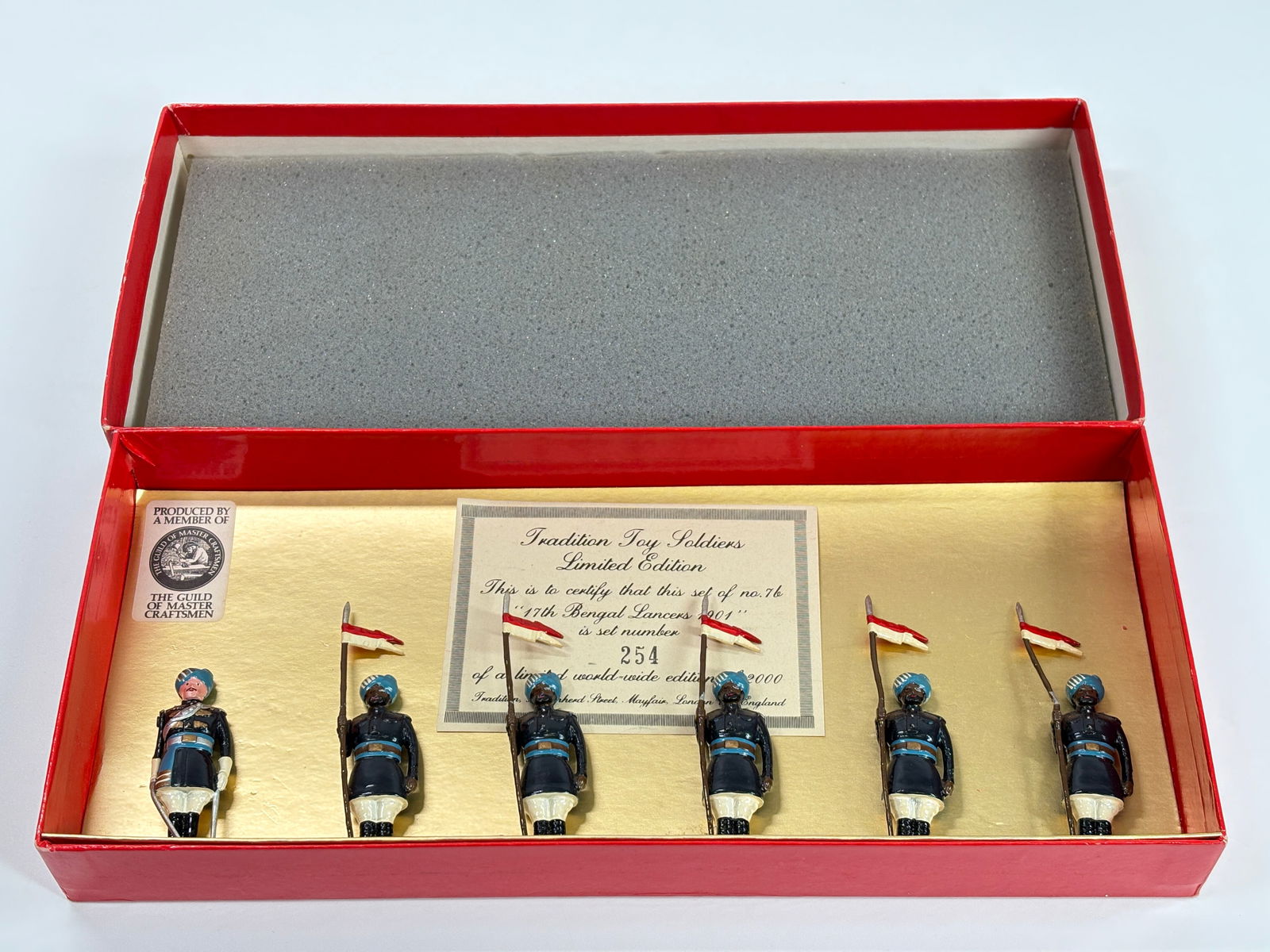 TRADITION SOLDIERS NO. 7B 17TH BENGAL LANCERS 1901: SET REMAINS IN VERY GOOD CONDITION WITH BOX.