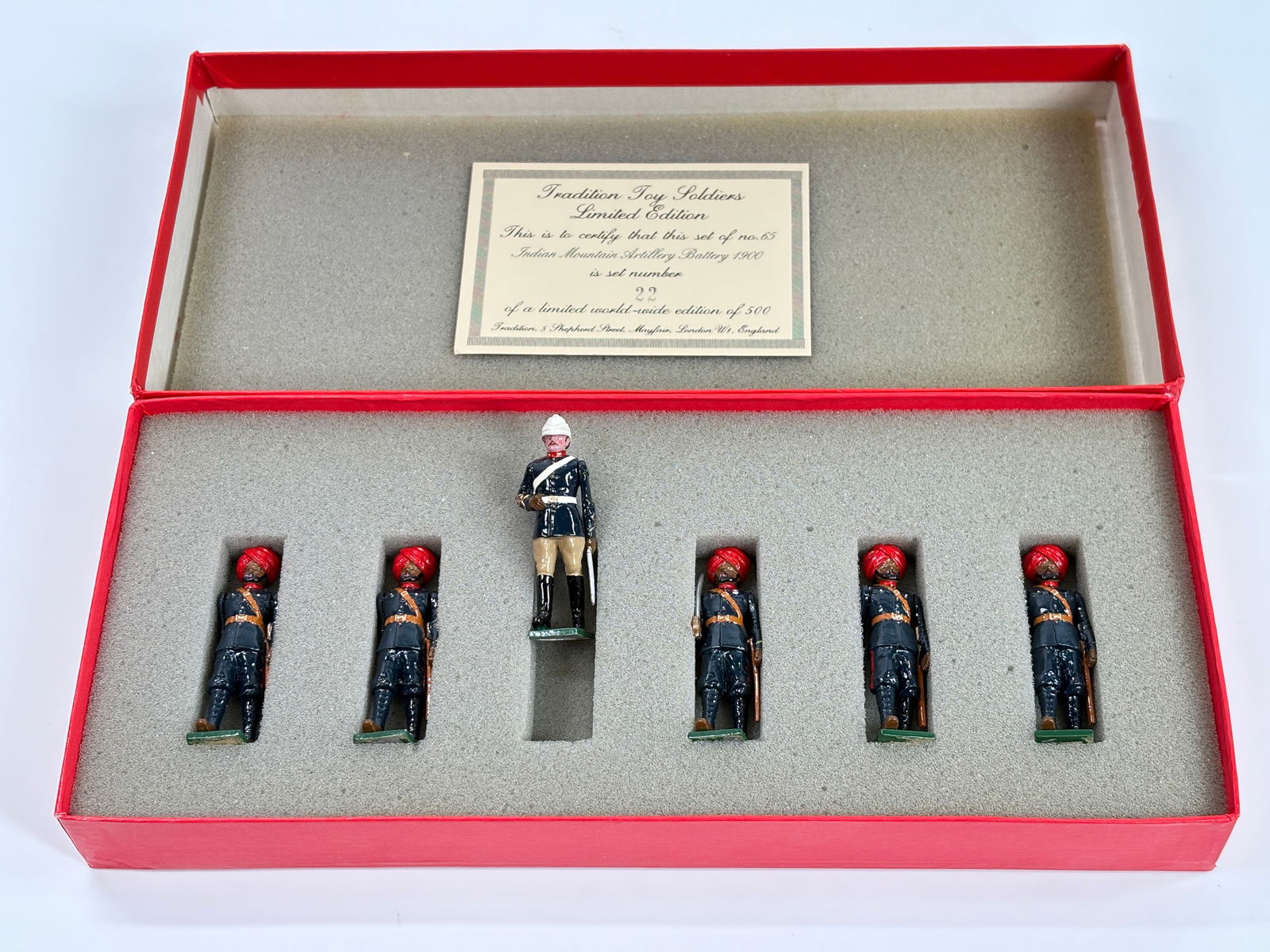 TRADITION SOLDIERS NO. 65 INDIAN MOUNTAIN ARTILLERY BATTERY 1900 (1 of 5)