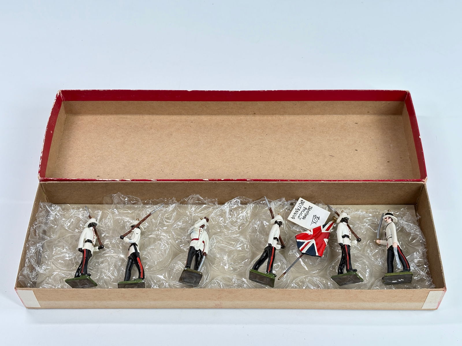 BRITANNIA LIMITED BAHAMAS POLICE COLOUR PARTY: SET REMAINS IN VERY GOOD CONDITION WITH BOX.