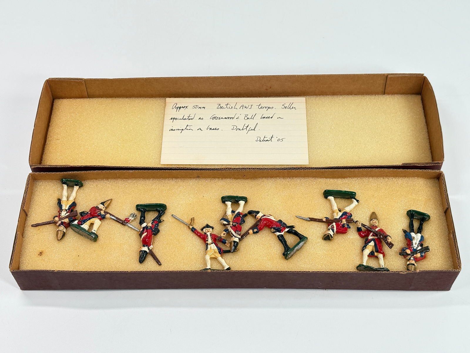 GREENWOOD & BALL 50MM BRITISH AWI TROOPS (1 of 6)