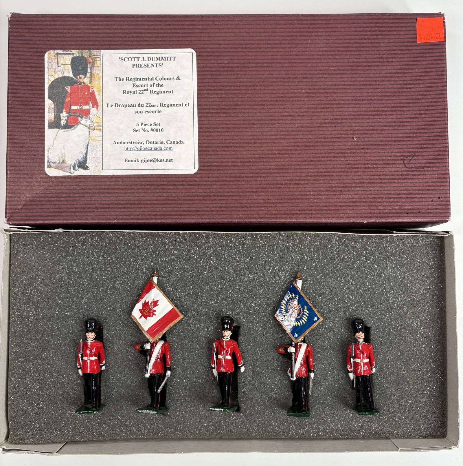 SCOTT J. DUMMITT COLOURS & ESCOT ROYAL 22ND REGT. (1 of 3)