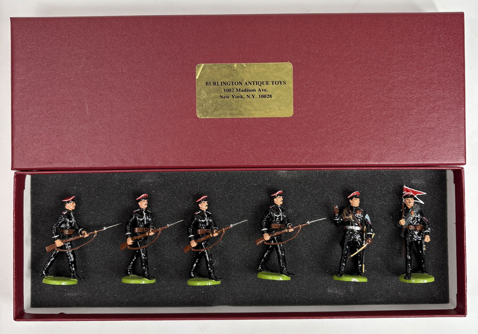 BURLINGTON ANTIQUE TOYS 6-PIECE SOLDIER SET (1 of 3)