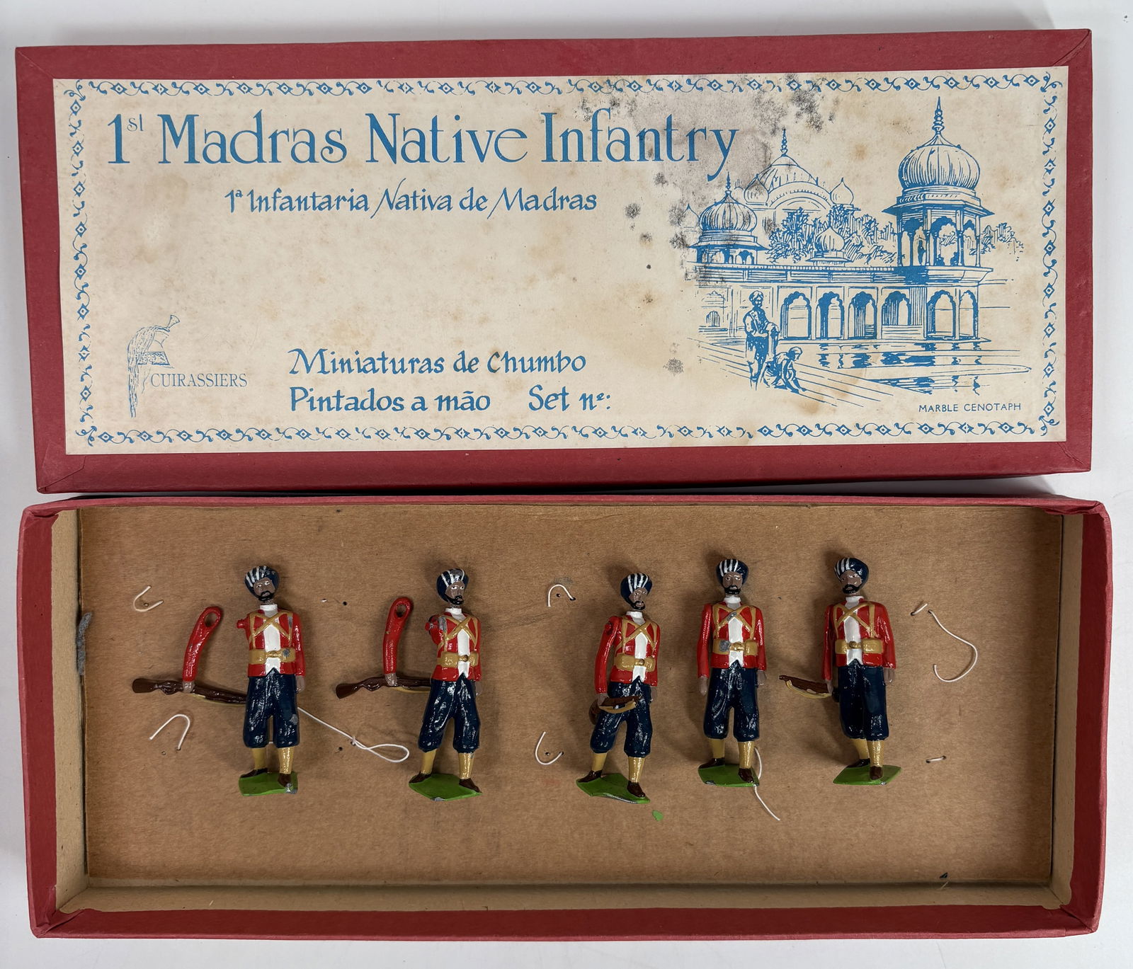 MINIATURES DE CHUMBO 1ST MADRAS NATIVE INFANTRY (1 of 3)