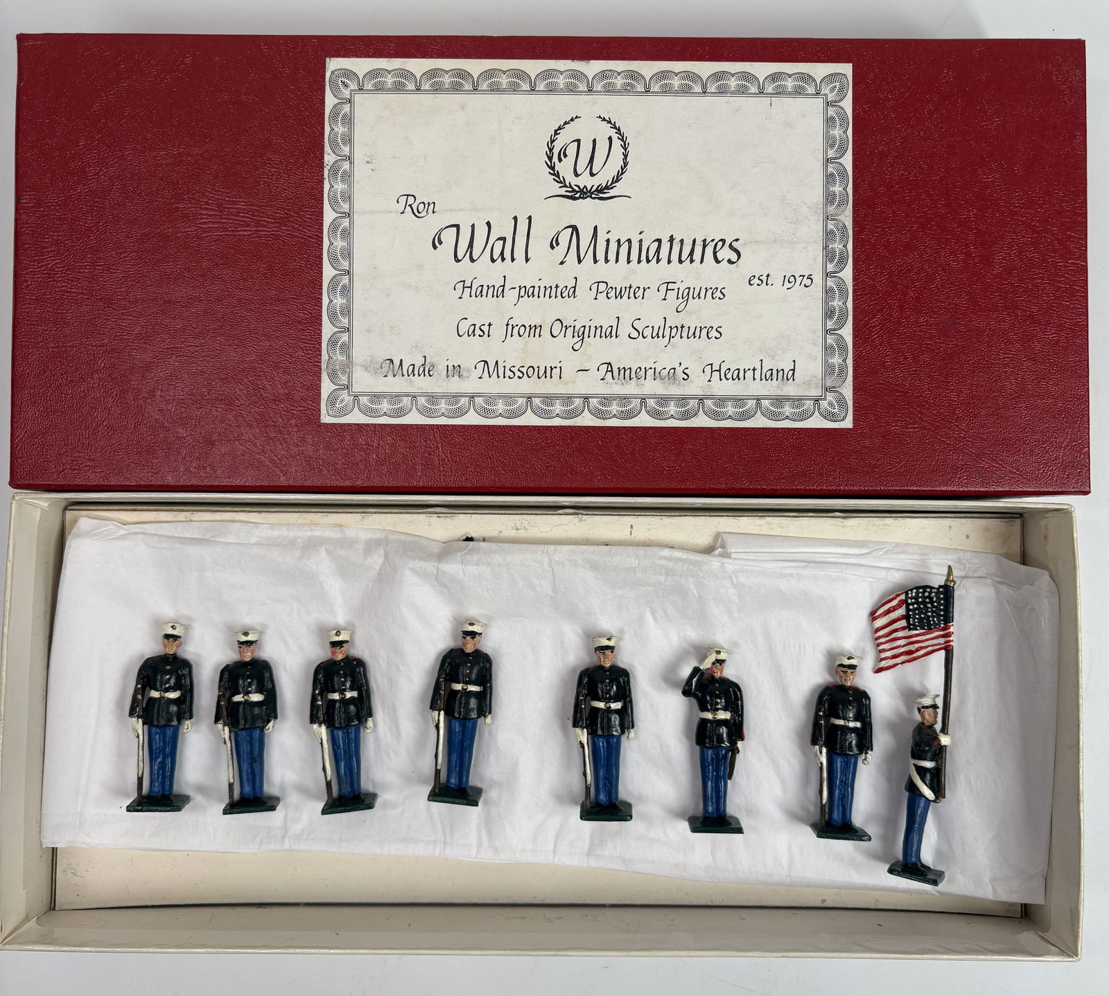 RON WALL MINIATURES HAND PAINTED PEWTER US SOLDIERS (1 of 3)