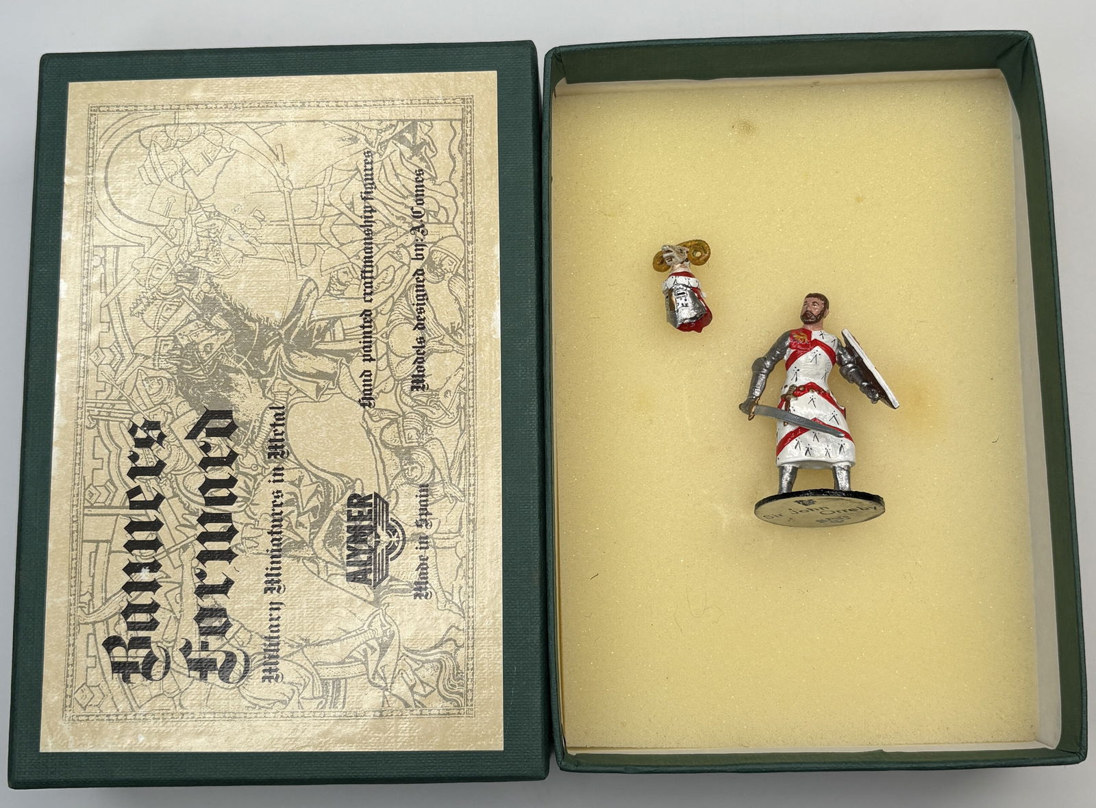 AYLMER BANNERS FORWARD SOLDIER: ALL REMAIN IN VERY GOOD CONDITION, SHOWING MINIMAL WEAR. BOXES REMAIN IN GOOD CONDITION, SHOWING SOME STORAGE WEAR.