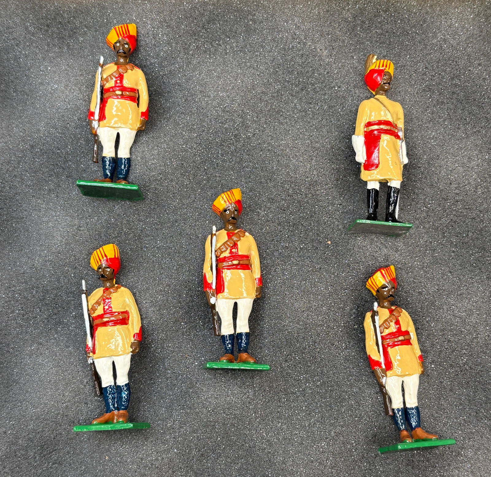 TRADITIONAL TOY SOLDIERS BIKANER CAMEL CORPS: ALL REMAIN IN VERY GOOD CONDITION, SHOWING MINIMAL WEAR. BOXES REMAIN IN GOOD CONDITION, SHOWING SOME STORAGE WEAR.