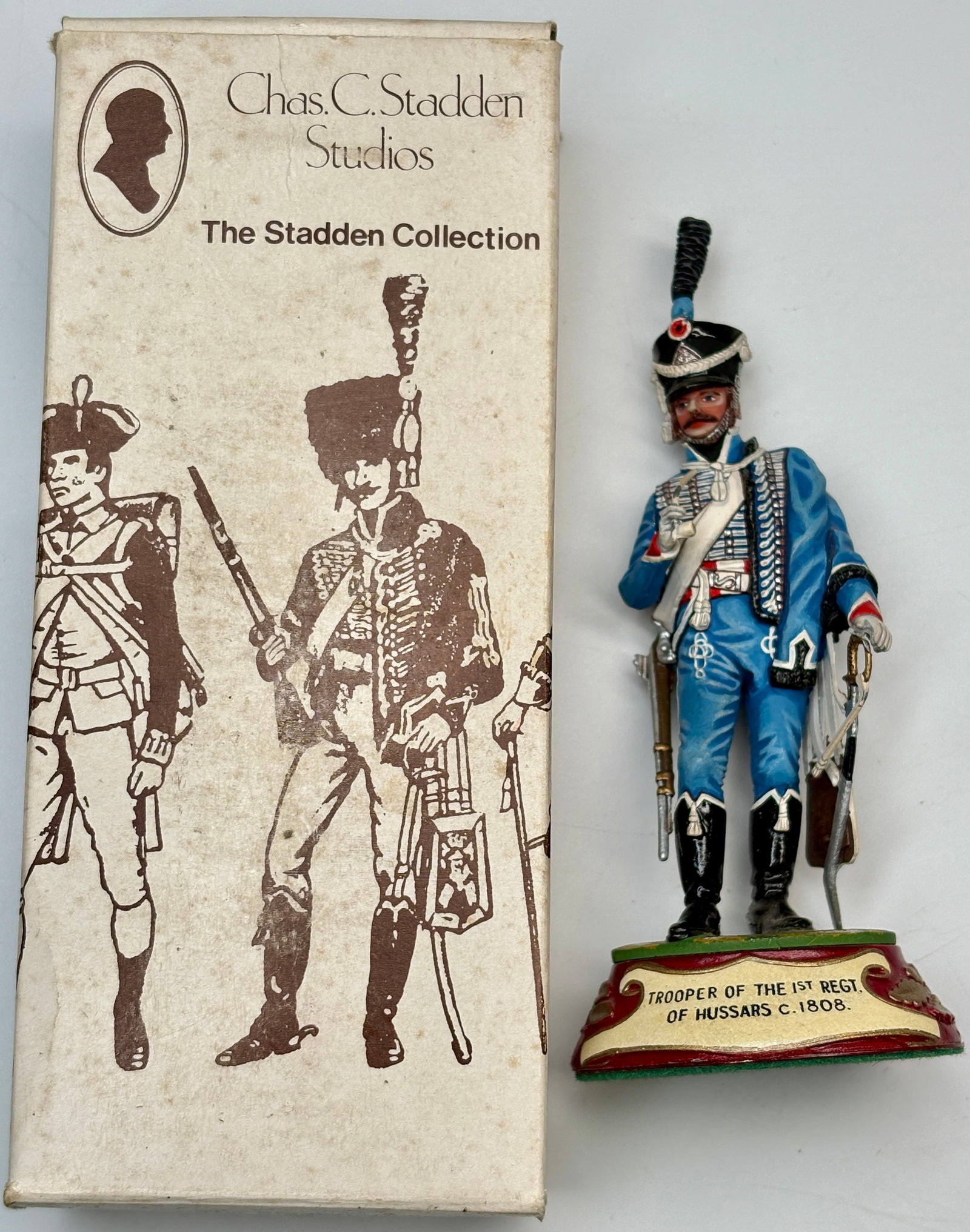CHAS. C. STADDEN TROOPER 1ST REGT. HUSSARS 1808 (1 of 3)