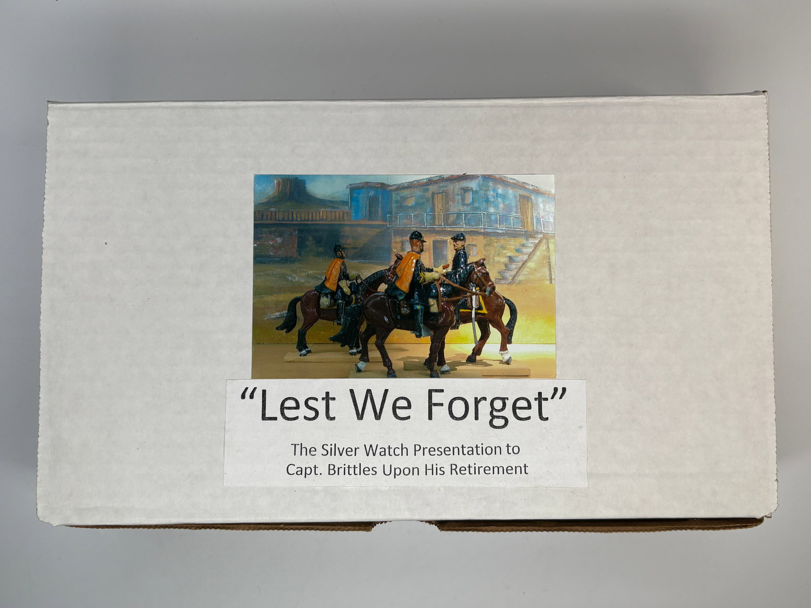 "LEST WE FORGET" SILVER WATCH PRESENTATION CAPT. BRITTLES (1 of 5)