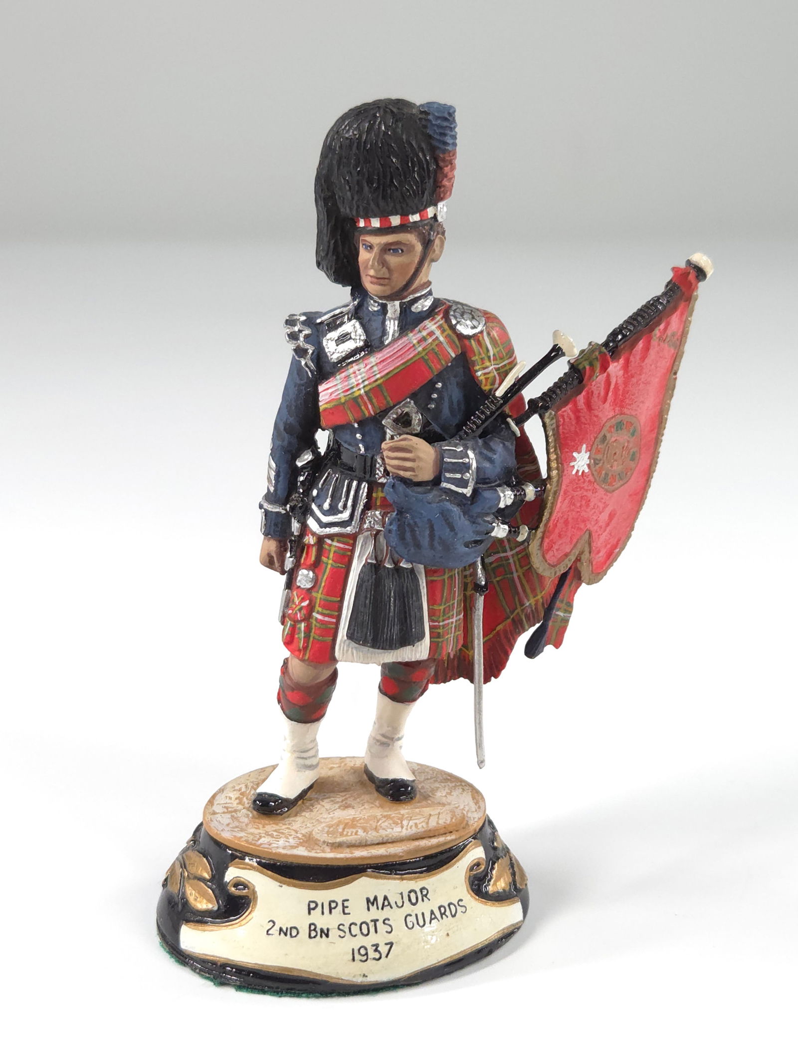 CHAS. C. STADDER PIPE MAJOR 2ND SCOTS GUARDS 1937 (1 of 2)