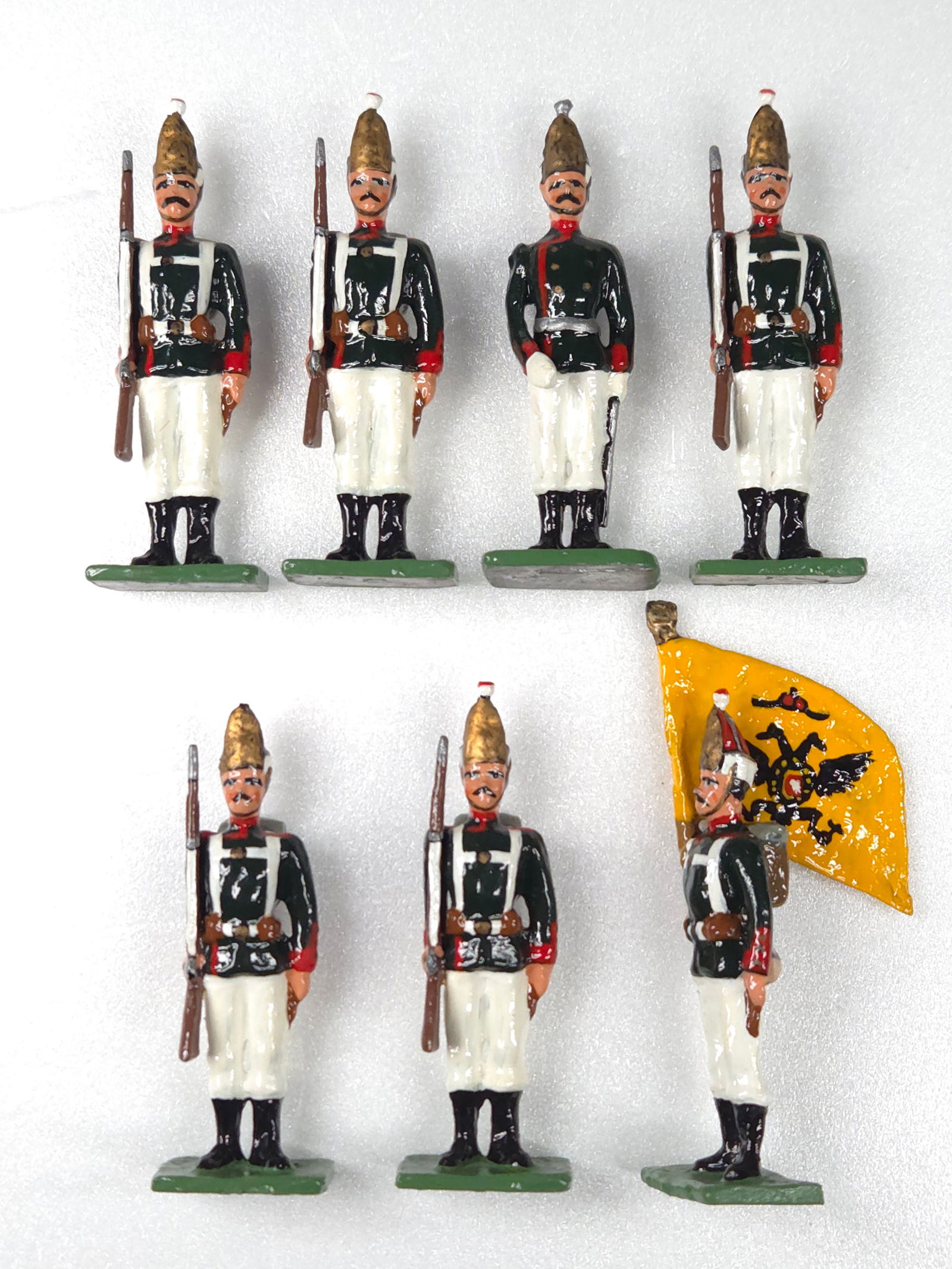 SET OF 7 PALMETTO PRUSSIAN GRENADIERS (1 of 4)