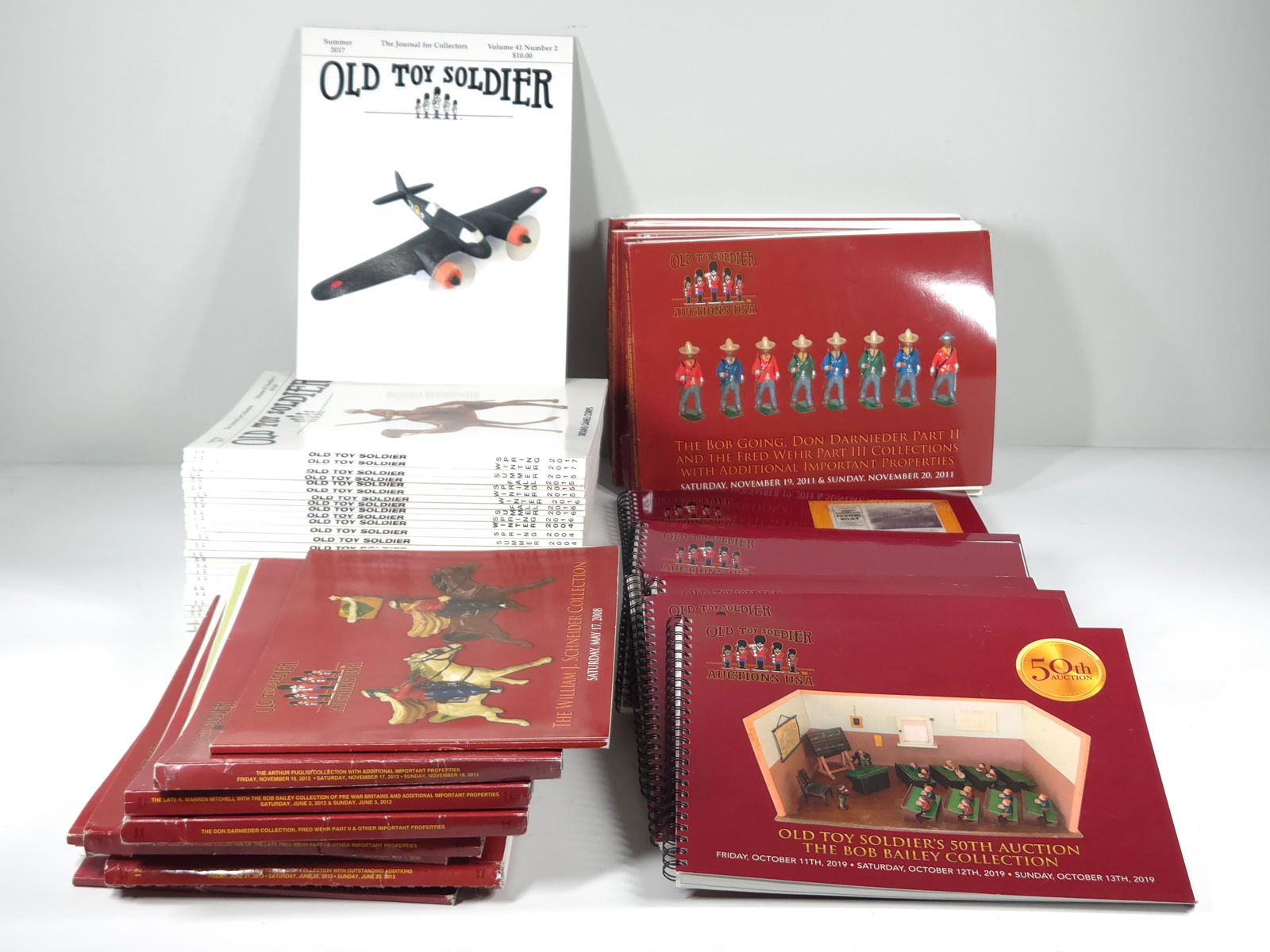 LARGE ASSORTMENT OLD TOY SOLDIER CATALOGS (1 of 7)