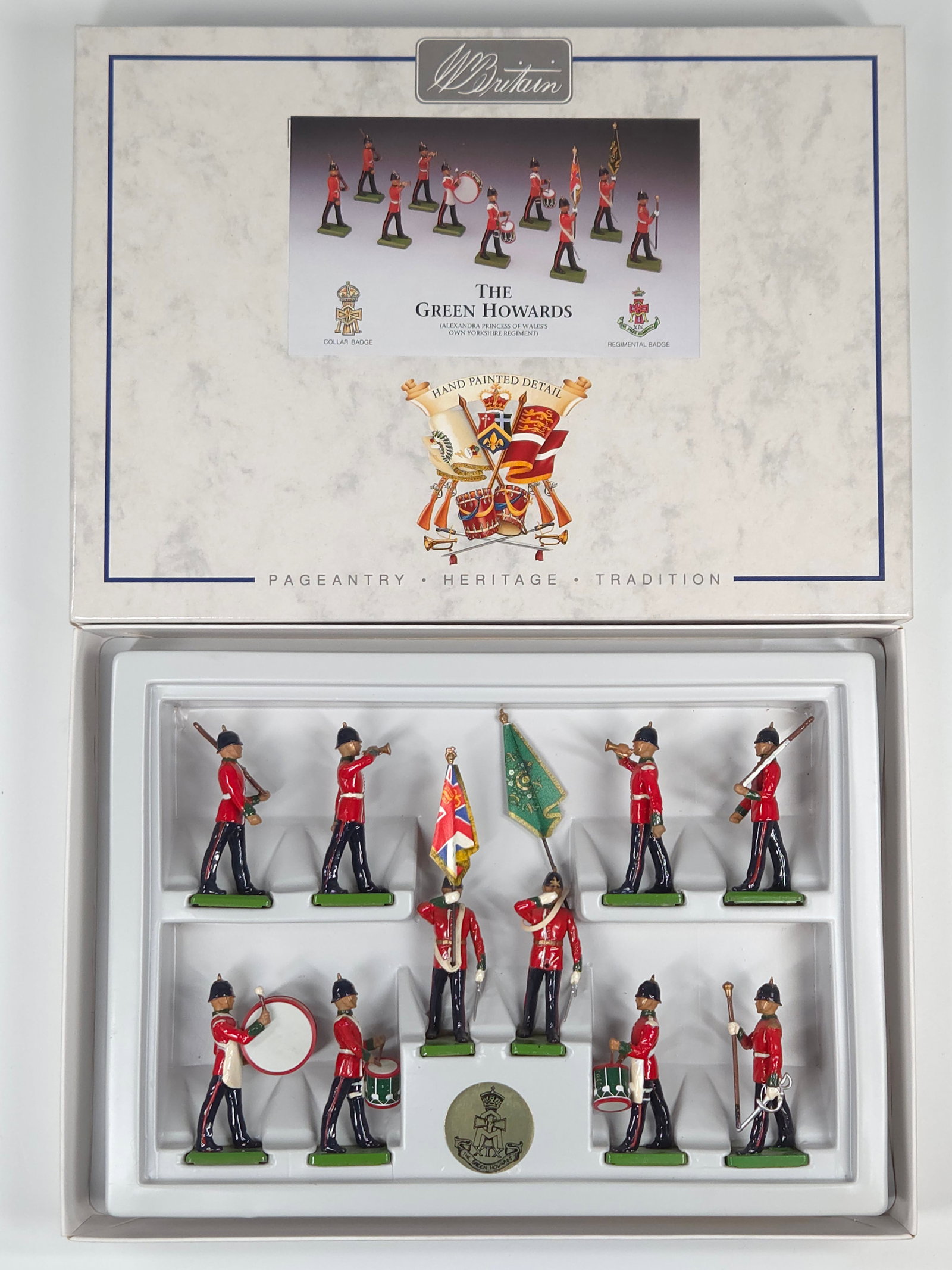 W. BRITAIN THE GREEN HOWARDS SET (1 of 4)