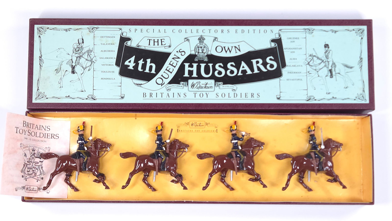 W. BRITAIN NO. 8811 QUEEN'S OWN 4TH HUSSARS (1 of 6)