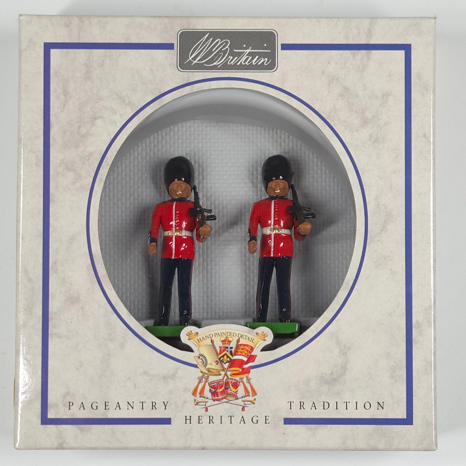 W. BRITAIN NO. 8313 COLDSTREAM GUARDS MARCHING FIGURES (1 of 2)
