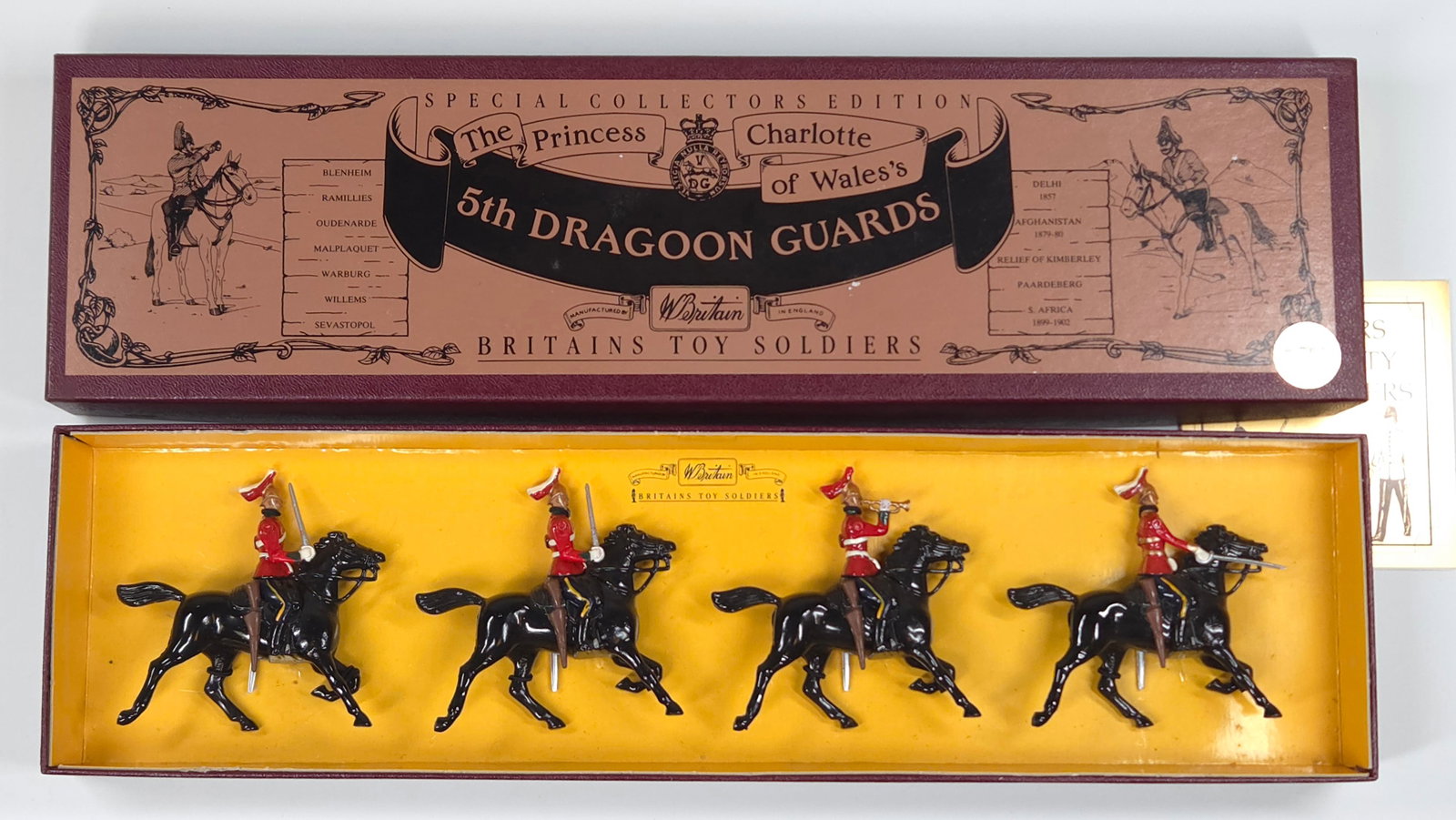 W. BRITAIN NO. 8821 PRINCESS CHARLOTTE OF WALES'S 5TH DRAGOON GUARDS (1 of 5)