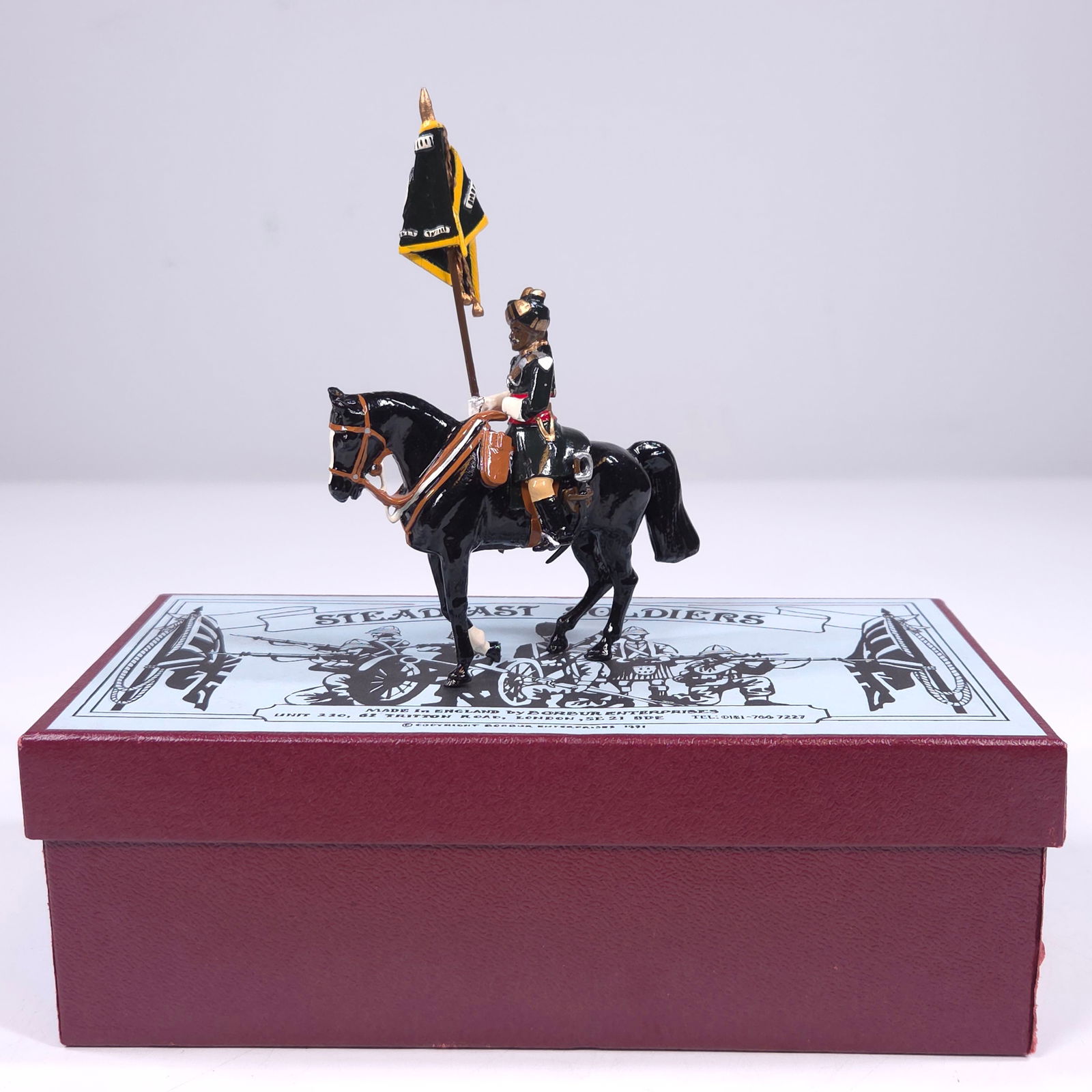 STEADFAST SOLDIERS SF111A JACOB'S HORSE OFF. + STD & SOWAR: REMAINS IN EXCELLENT CONDITION