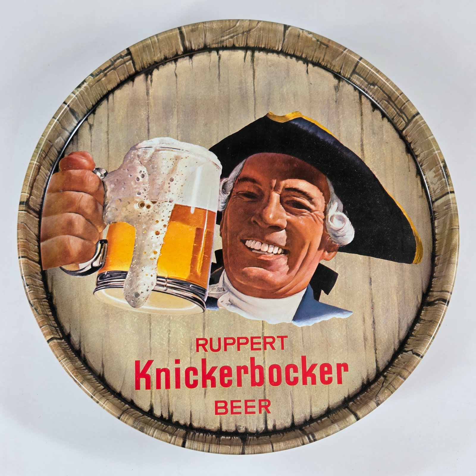 RUPPERT KNICKERBOCKER BEER ADVERTISING TRAY (1 of 4)