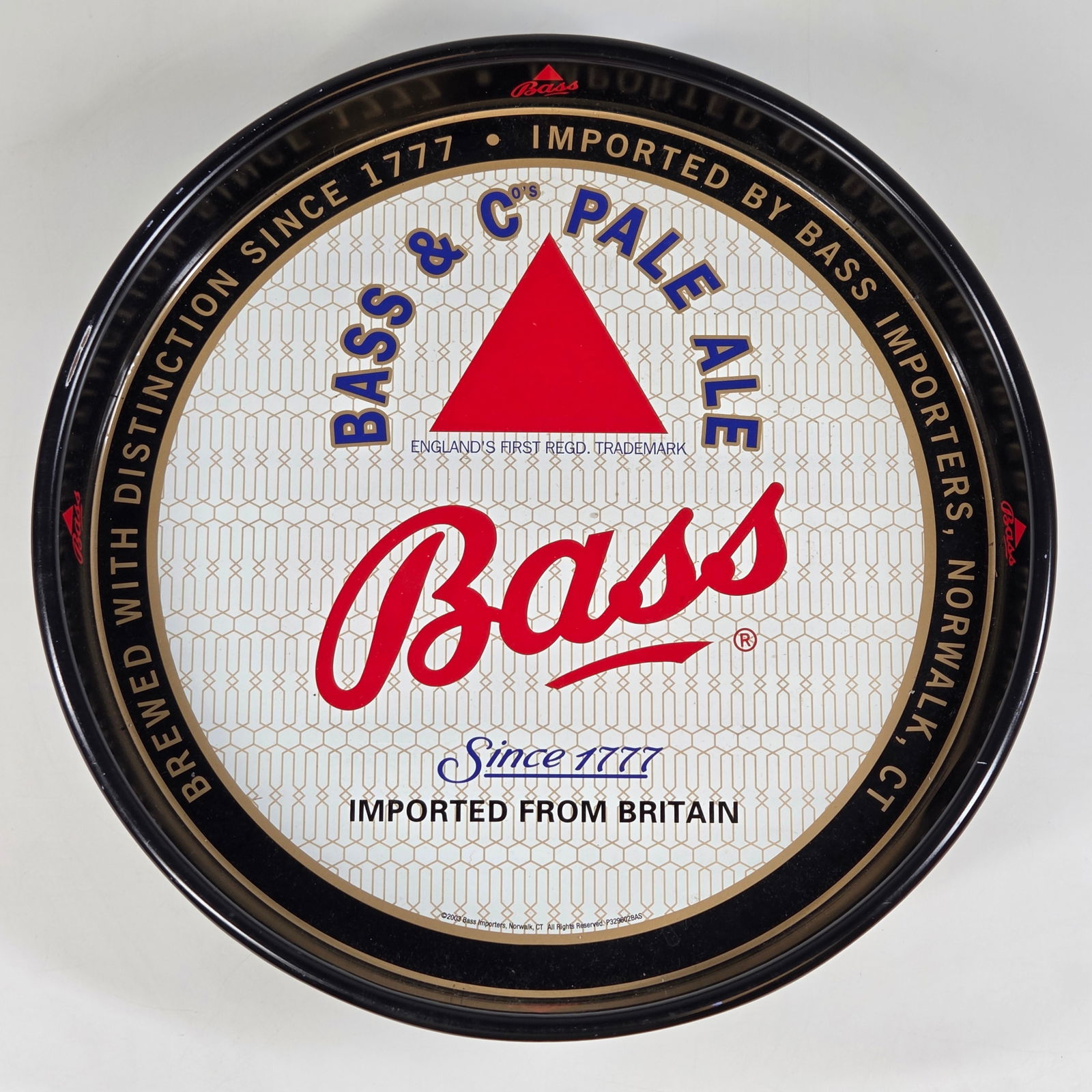 BASS & CO. PALE ALE ADVERTISING BEER TRAY (1 of 4)