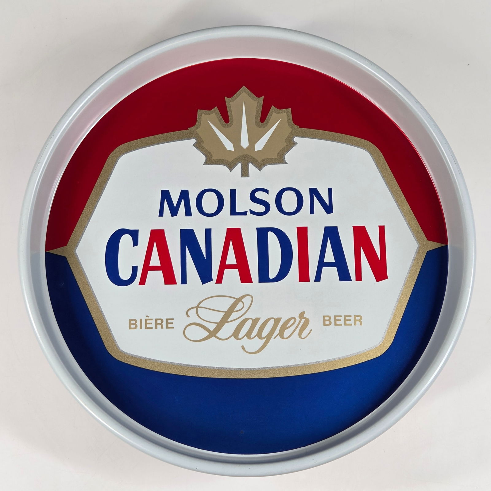 VINTAGE MOLSON CANADIAN LAGER BEER ADVERTISING TRAY (1 of 3)