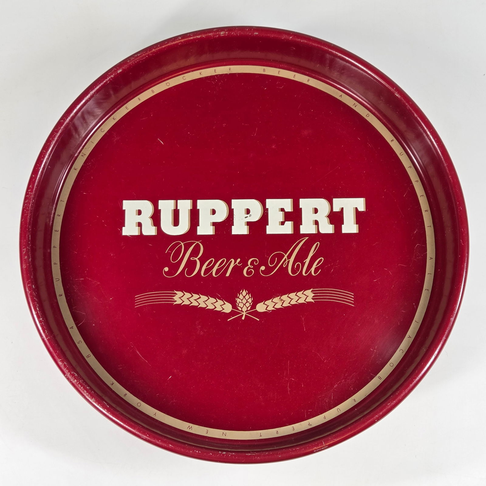 JACOB RUPPERT BEER & ALE ADVERTISING TRAY (1 of 3)