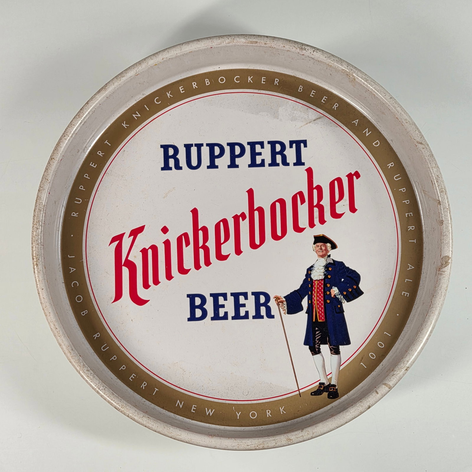 RUPPERT KNICKERBOCKER BEER ADVERTISING TRAY (1 of 4)