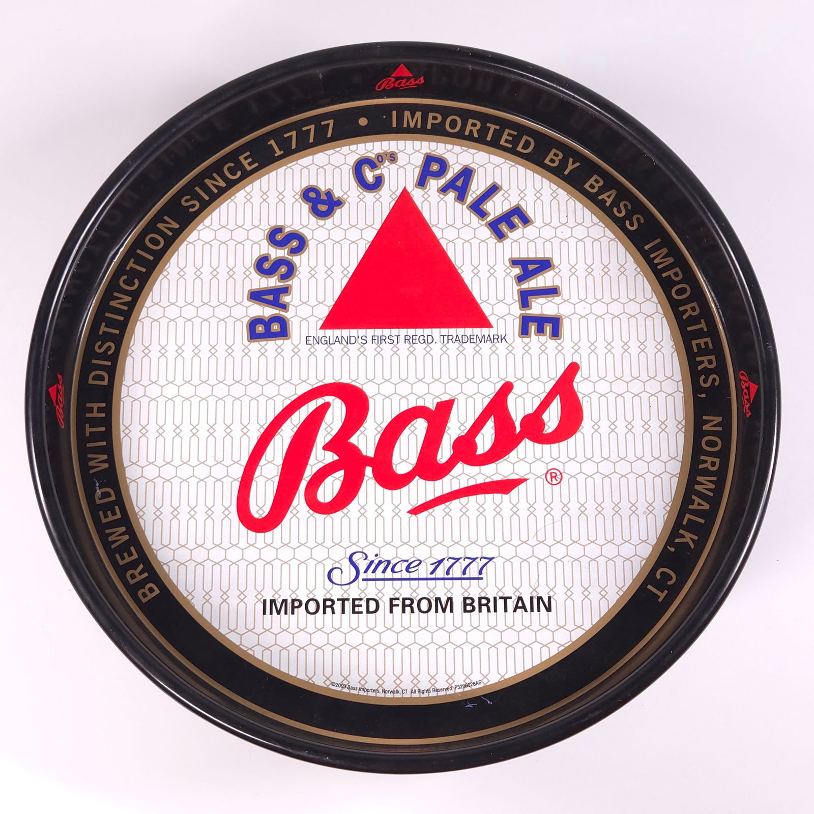 BASS & CO. PALE ALE ADVERTISING BEER TRAY (1 of 4)