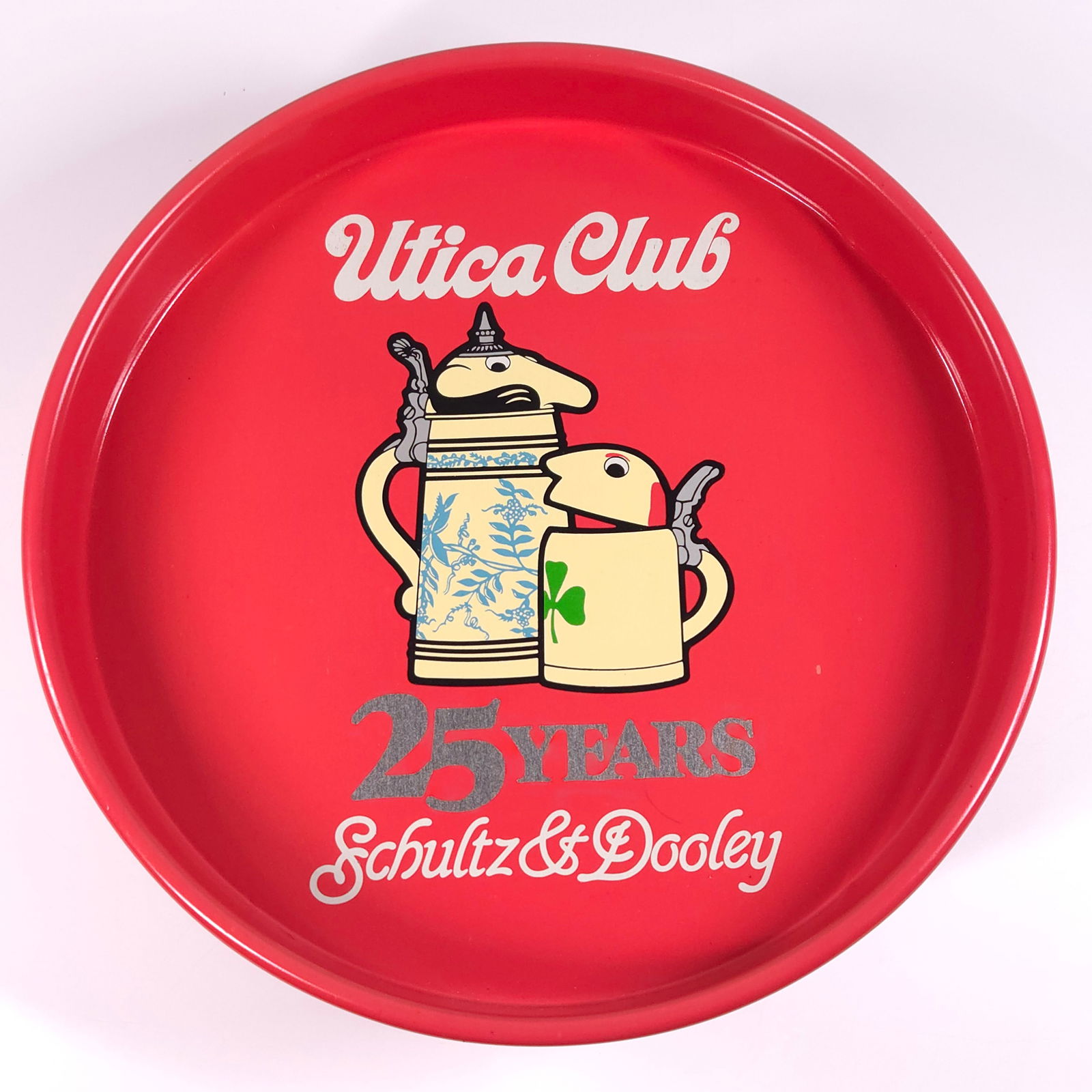 UTICA CLUB SCHULTZ & DOOLEY ADVERTISING BEER TRAY (1 of 4)