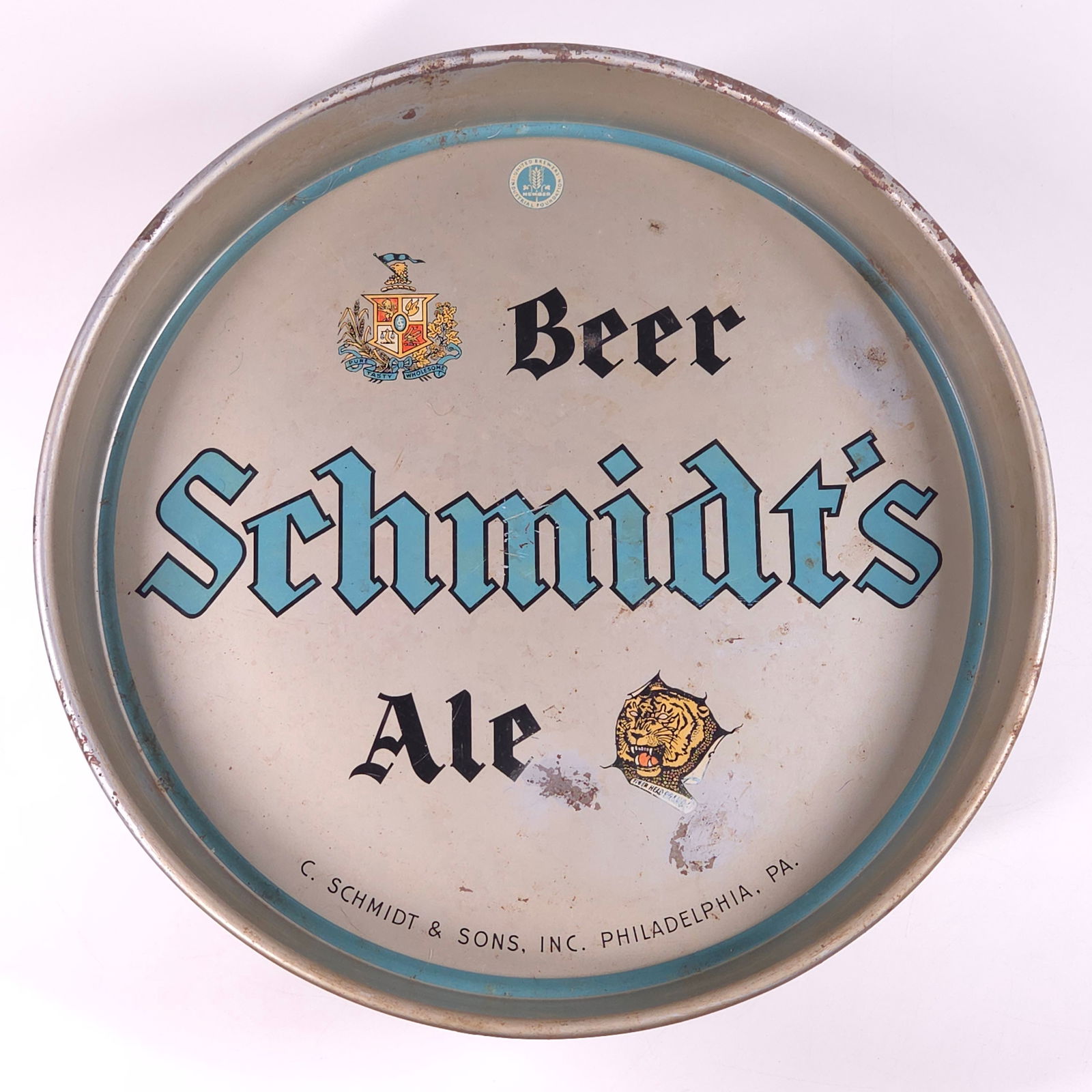 C. SCHMIDT & SONS. ADVERTISING BEER / ALE TRAY (1 of 4)