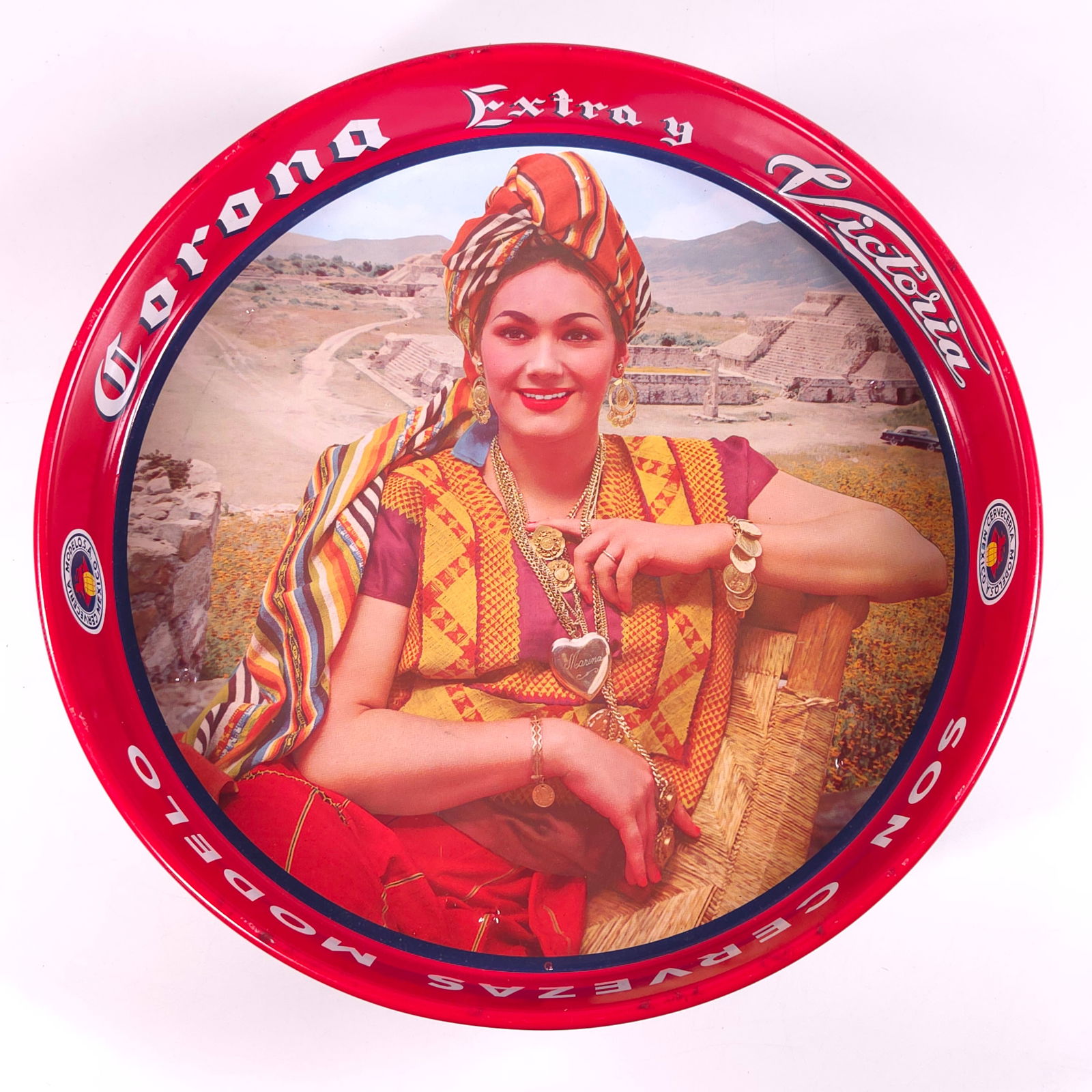 VICTORIA CORONA EXTRA ADVERTISING TRAY (1 of 4)