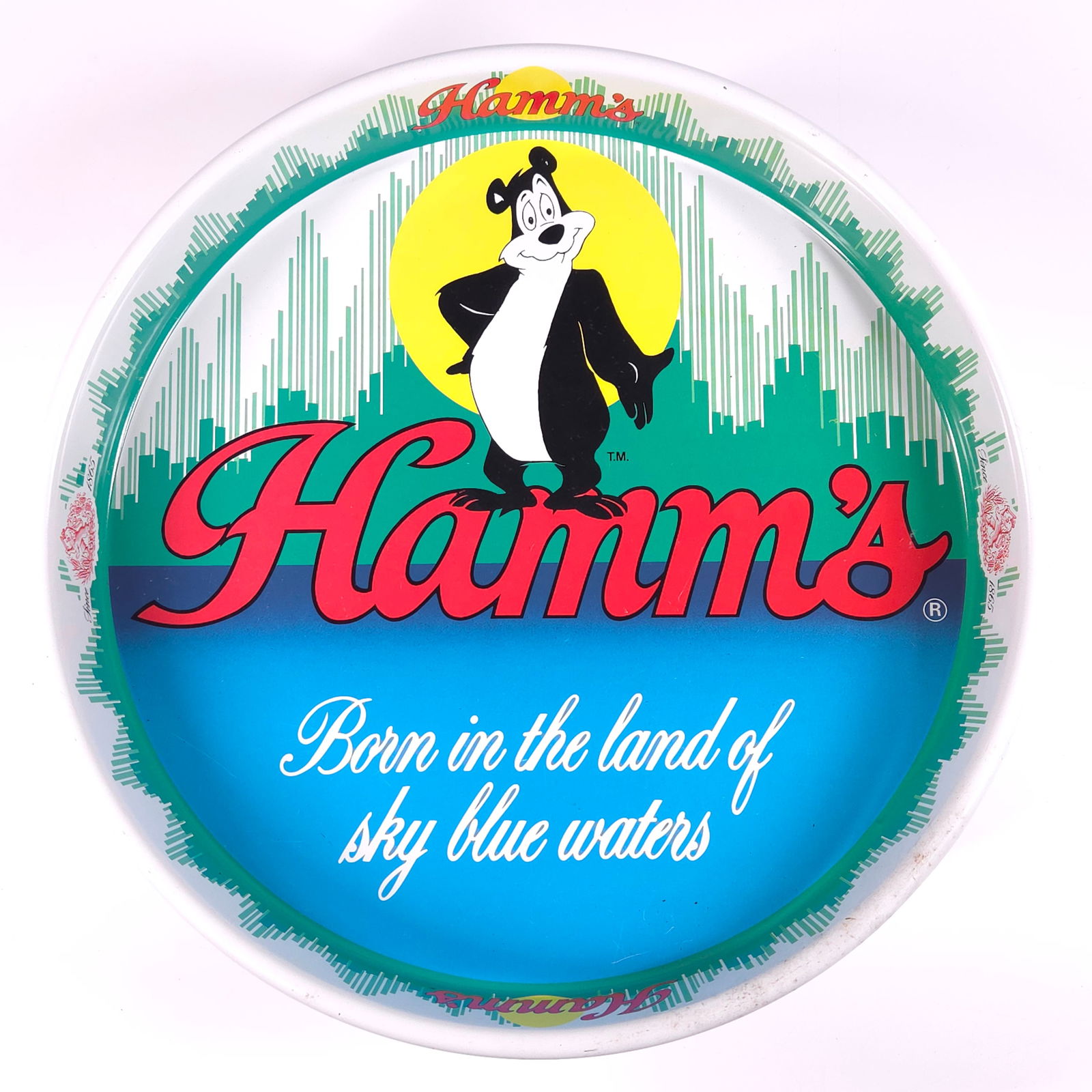 VINTAGE 1981 HAMM'S ADVERTISING BEER TRAY (1 of 4)
