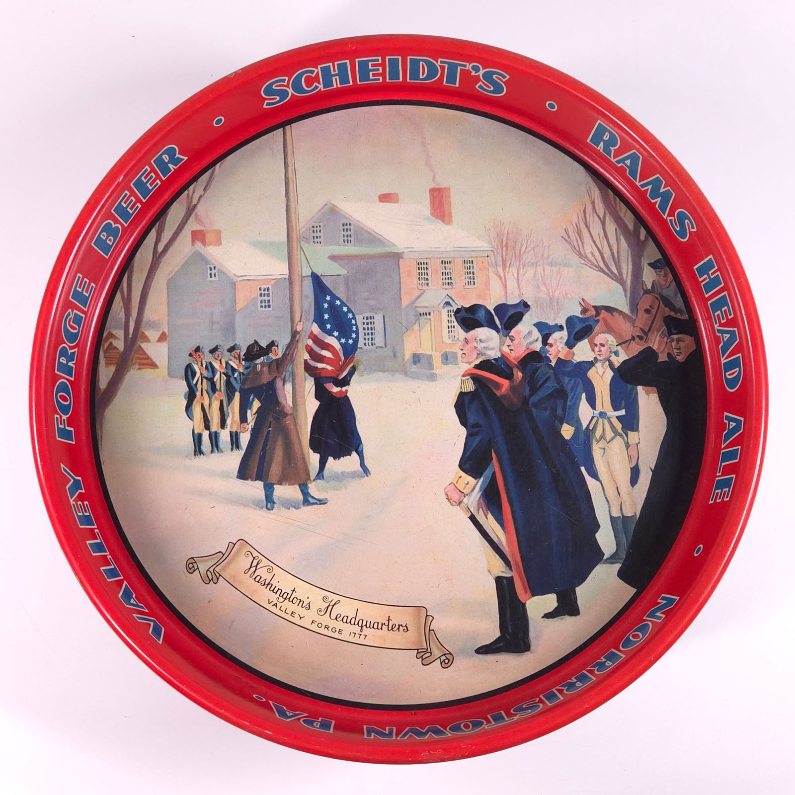 SCHEIDT'S RAMS HEAD ALE NORRISTOWN PA TRAY (1 of 4)