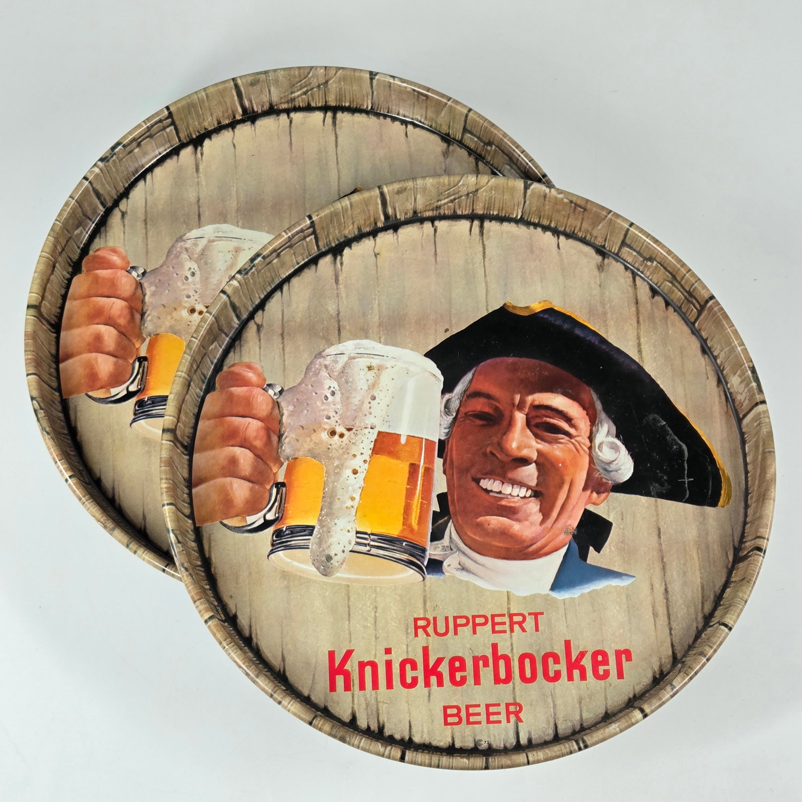 2) RUPPERT KNICKERBOCKER BEER TRAYS (1 of 3)