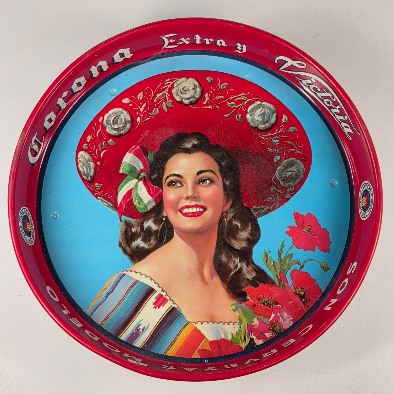 CORONA EXTRA VICTORIA ADVERTISING BEER TRAY (1 of 3)